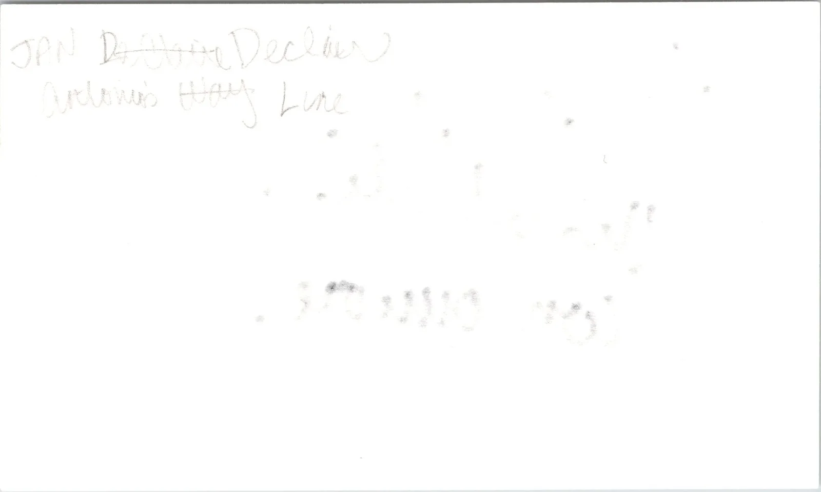 Jan Decleir — Jan Decleir Signed 3x5 Index Card Antonio's Line Autographed, image 2