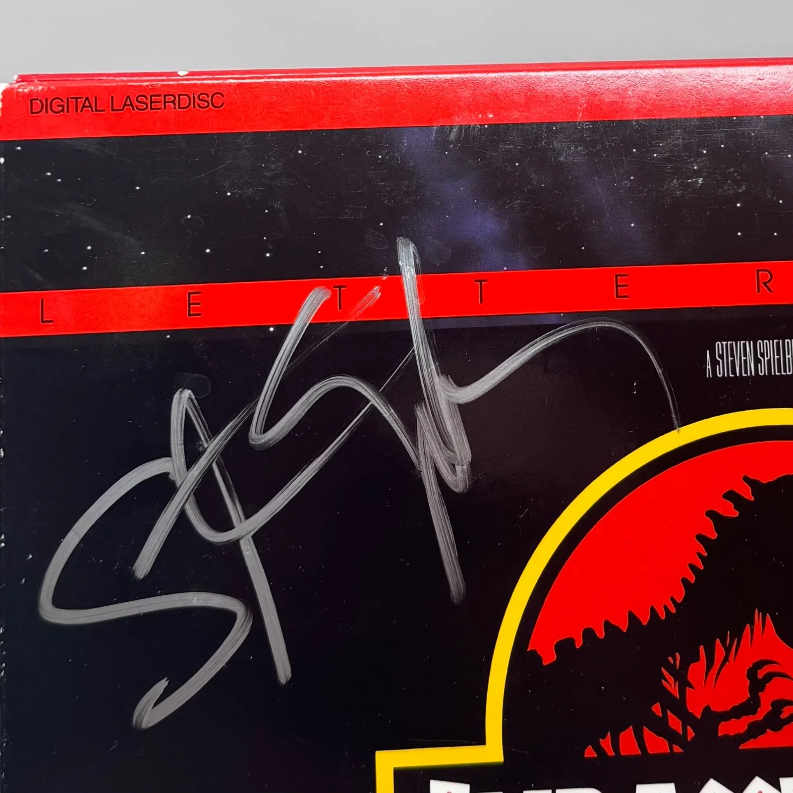 Steven Spielberg — Steven Spielberg Signed Autograph Jurassic Park Movie Laserdisc Director ACOA, изображение 4