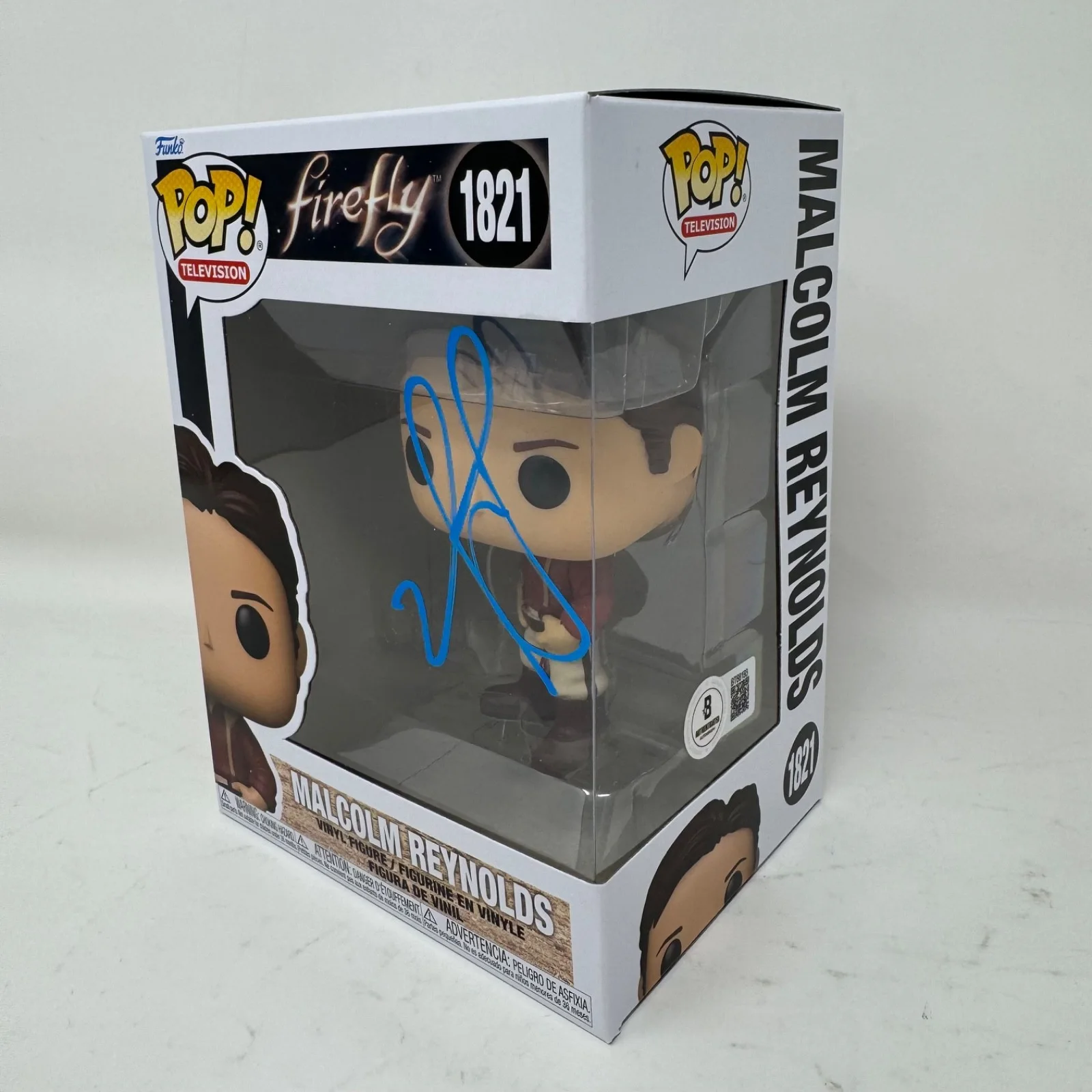 Nathan Fillion — Nathan Fillion Signed Firefly Malcolm Reynolds Funko Pop Autograph Beckett COA, изображение 2