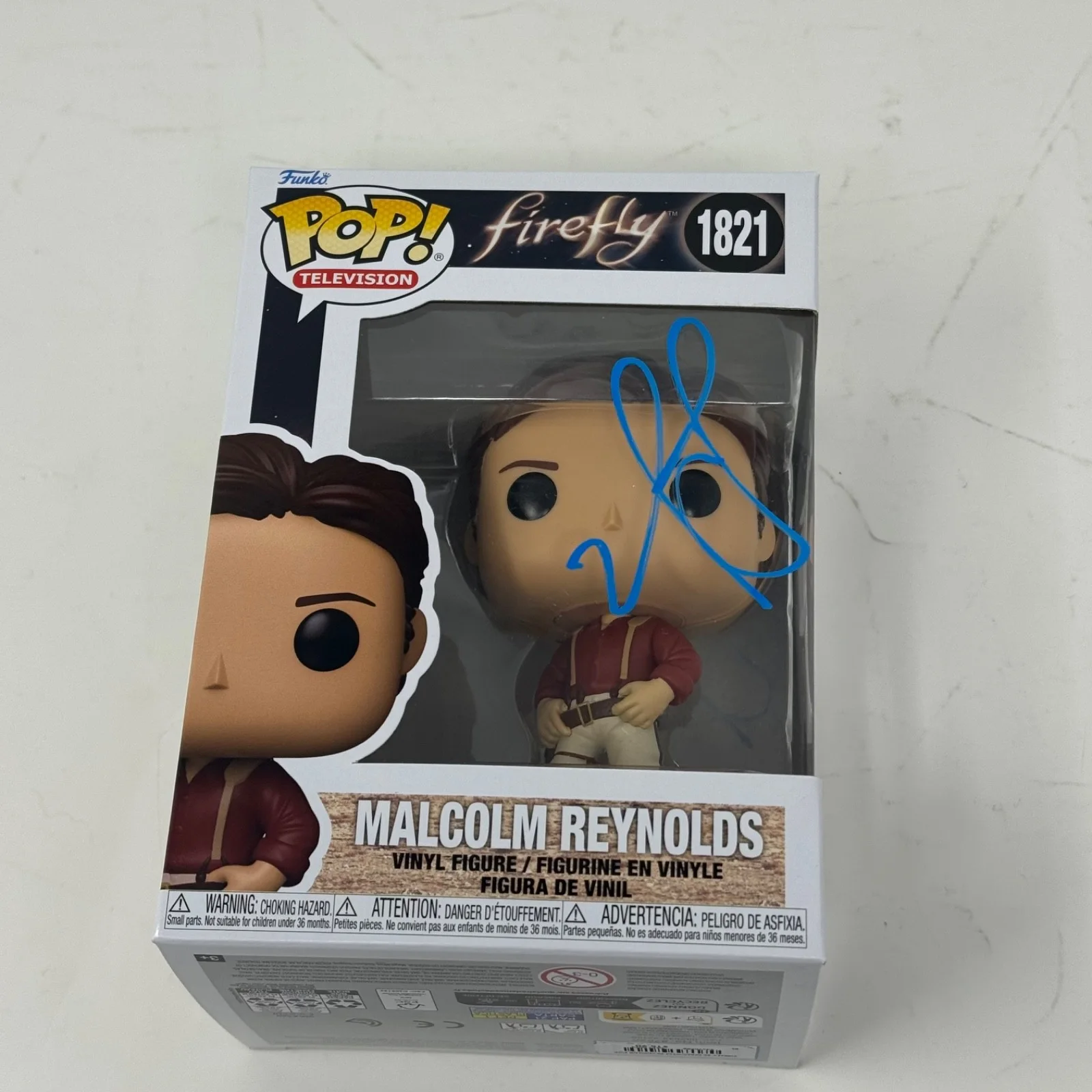 Nathan Fillion — Nathan Fillion Signed Firefly Malcolm Reynolds Funko Pop Autograph Beckett COA, изображение 4