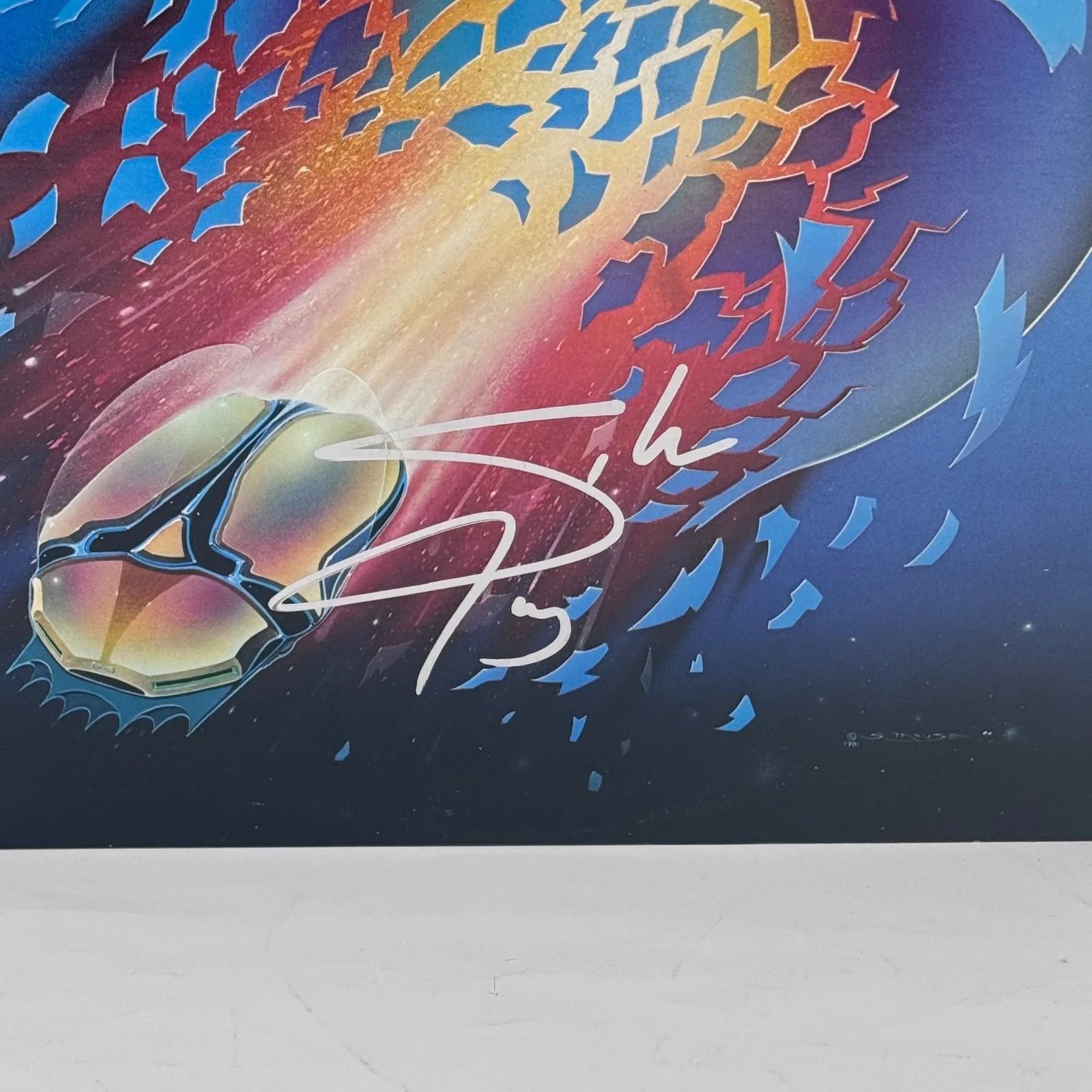 Steve Perry Journey Signed Autograph Escape Vinyl Record Album Band Singer ACOA, image 2