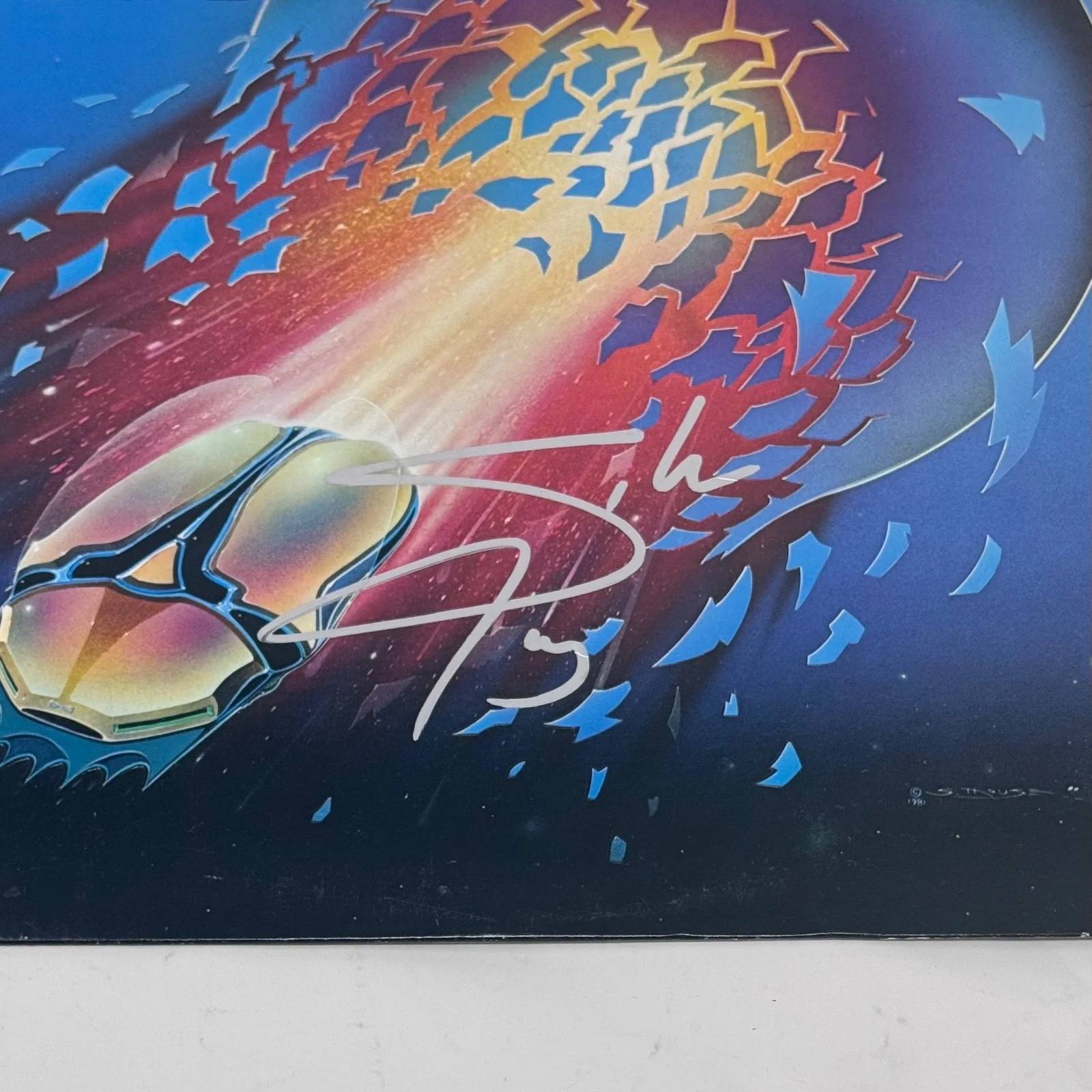 Steve Perry Journey Signed Autograph Escape Vinyl Record Album Band Singer ACOA, image 4
