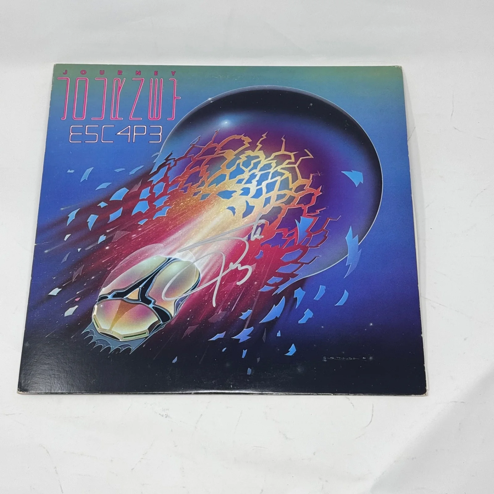Steve Perry Journey Signed Autograph Escape Vinyl Record Album Band Singer ACOA, изображение 4