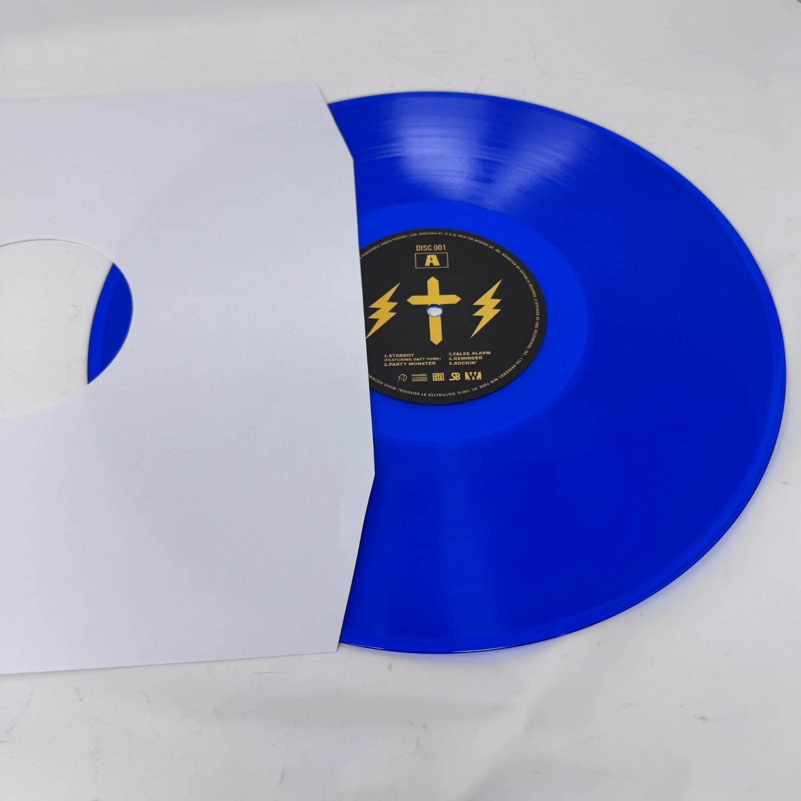 The Weeknd Signed Autograph Starboy Vinyl Record Album LP Abel Tesfaye ACOA COA, image 2