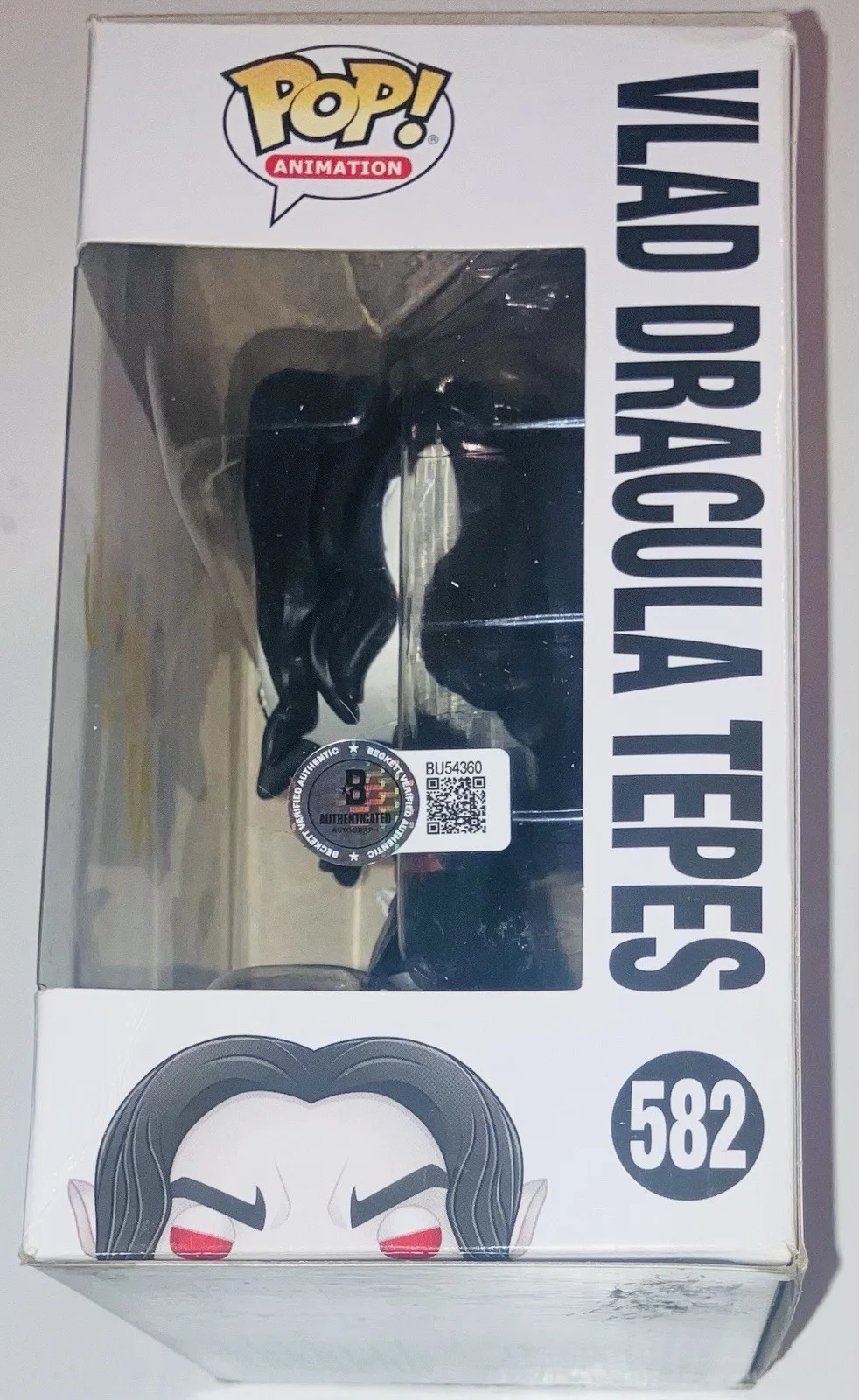 GRAHAM MCTAVISH SIGNED AUTOGRAPH CASTLEVANIA VLAD DRACULA FUNKO POP #582 BAS COA, изображение 2