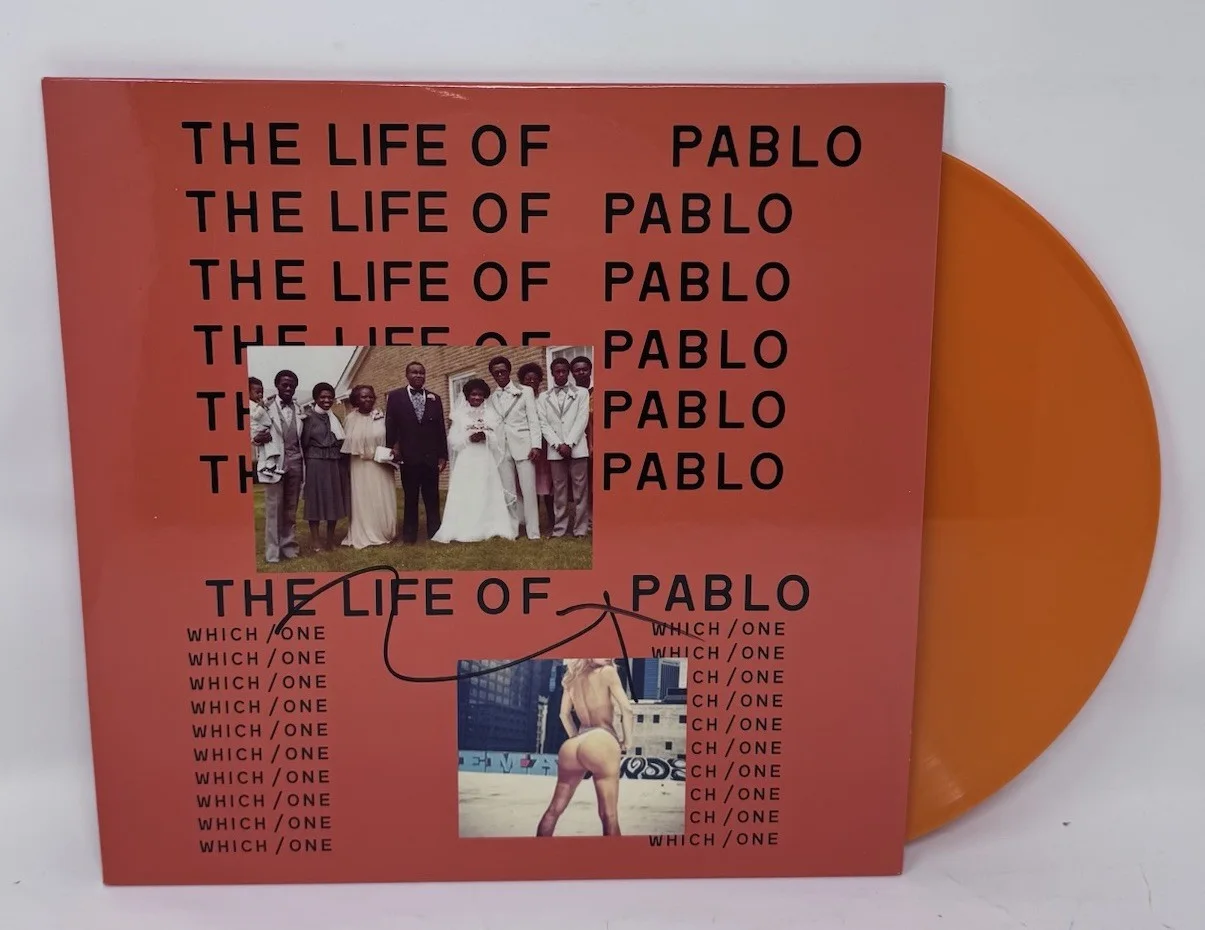 Kanye West Signed Autograph The Life of Pablo Vinyl Record Album LP Ye ACOA COA, изображение 2