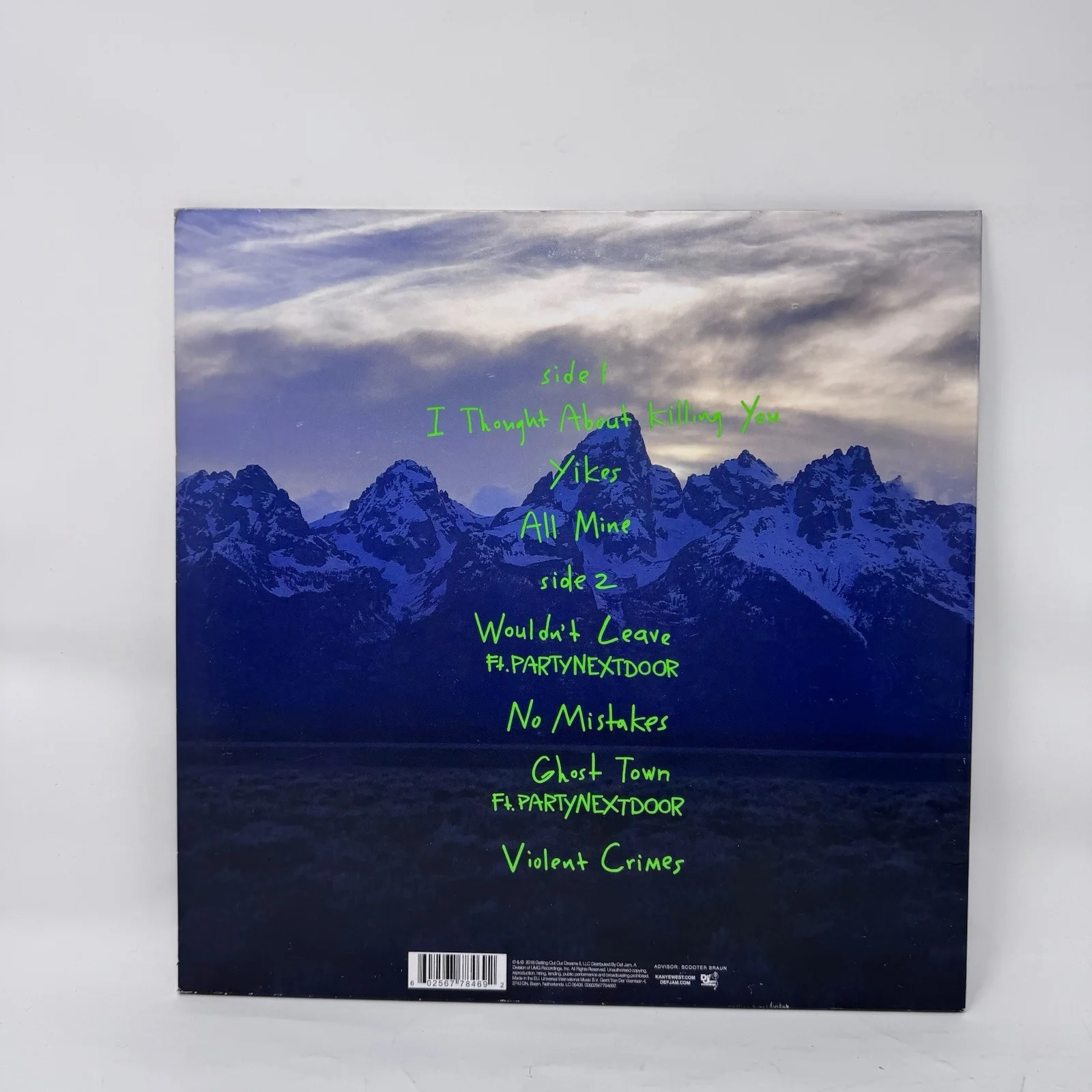 Kanye West Ye Signed Autograph Vinyl Record Album LP 2018 Yeezy Yeezus ACOA COA, image 4