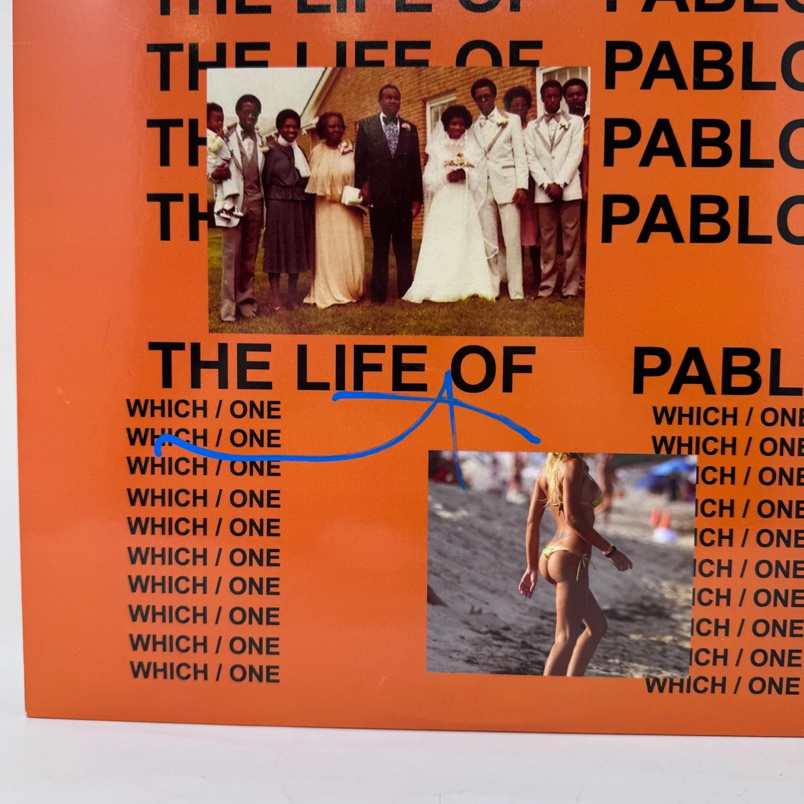 Kanye West Signed Autograph The Life of Pablo Vinyl Record Album LP Ye ACOA COA, изображение 2