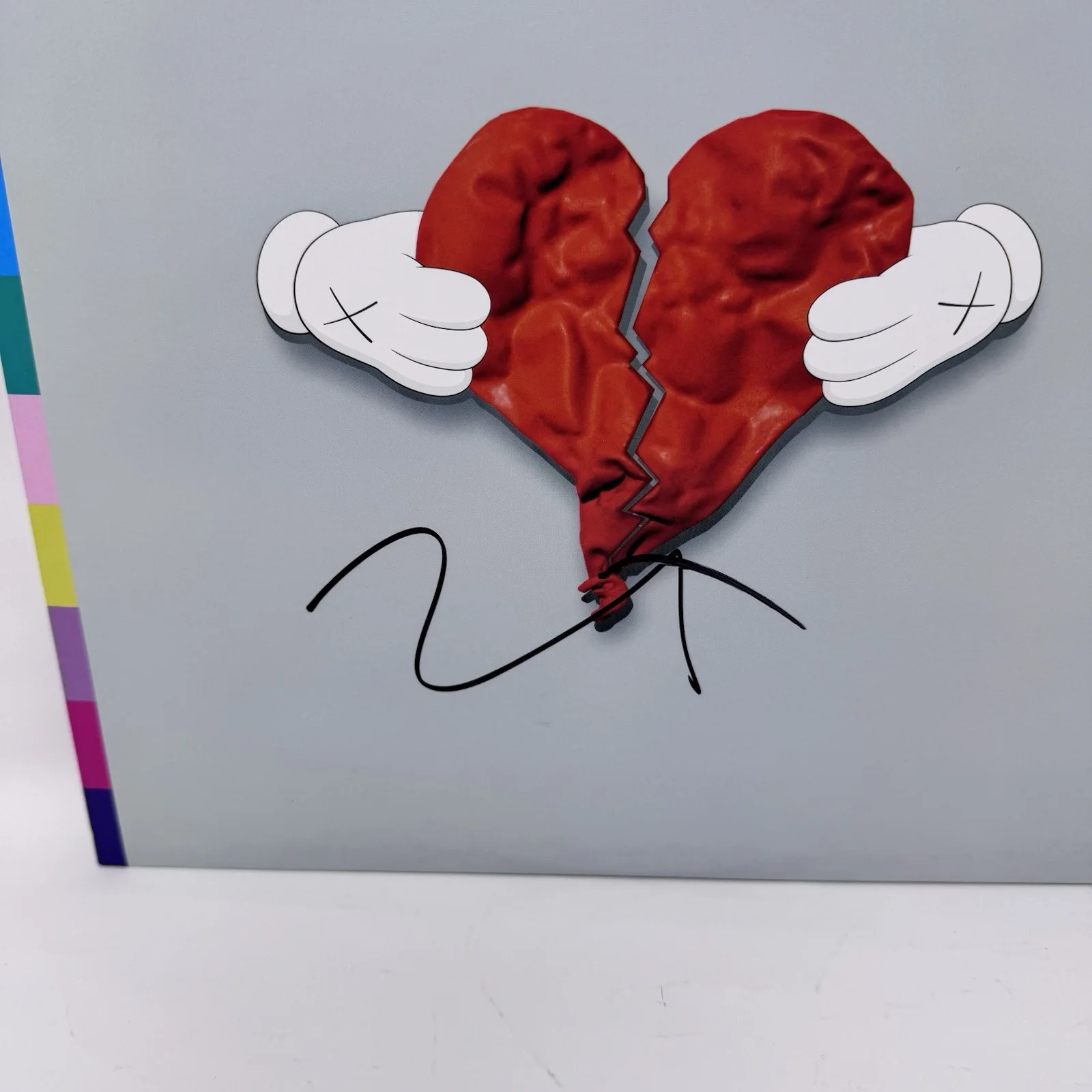 Kanye West — Kanye West Signed Autograph 808s & Heartbreak Vinyl Record Album LP YE ACOA COA, изображение 2