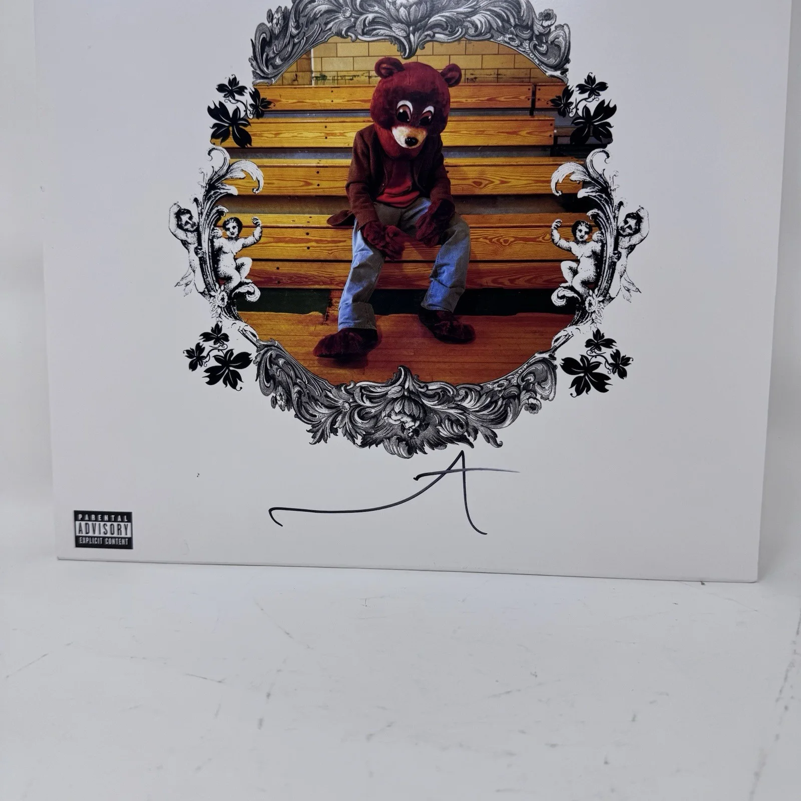 Kanye West Signed The College Dropout Vinyl Record LP White Cover Autograph ACOA, изображение 3