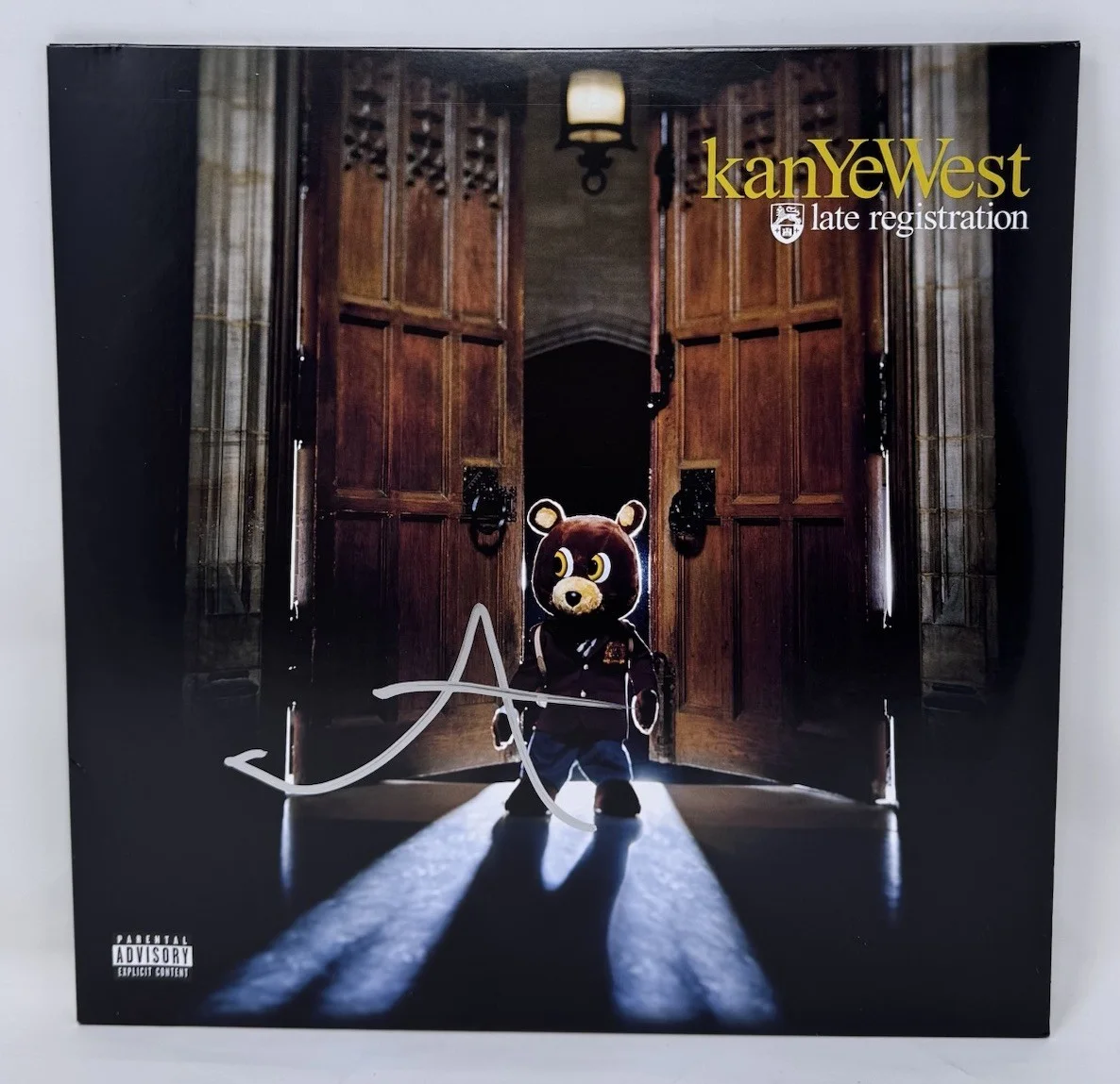 Kanye West Signed Autograph Late Registration Vinyl Record Album Ye Rapper ACOA, image 2
