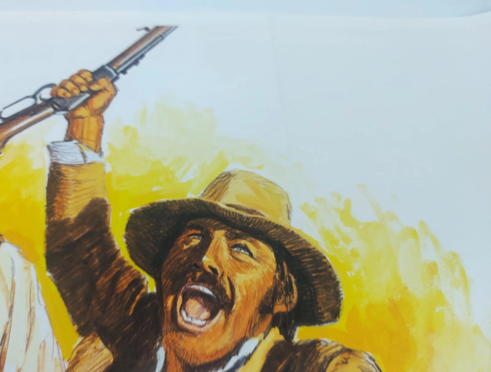 COMPANEROS ORIGINAL UK QUAD MOVIE POSTER 1970, изображение 2