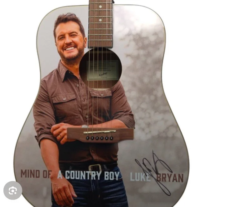 Luke Bryan — LUKE BRYAN SIGNED AUTOGRAPH ONE-OF-A-KIND GIBSON EPIPHONE, image 2