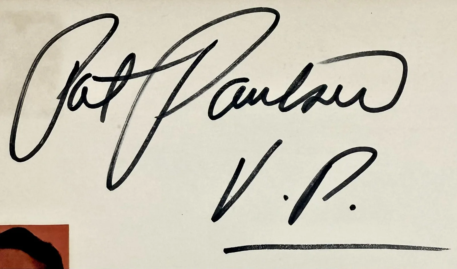 Pat Paulsen — PAT PAULSEN Signed Autographed 4"x 6" INDEX CARD Blood Suckers from Outer Space, изображение 2