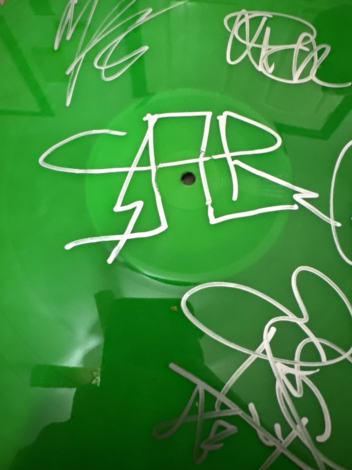 All American Rejects signed autographed Sandbox Record PSA/DNA LOA Sketch Tyson, изображение 2