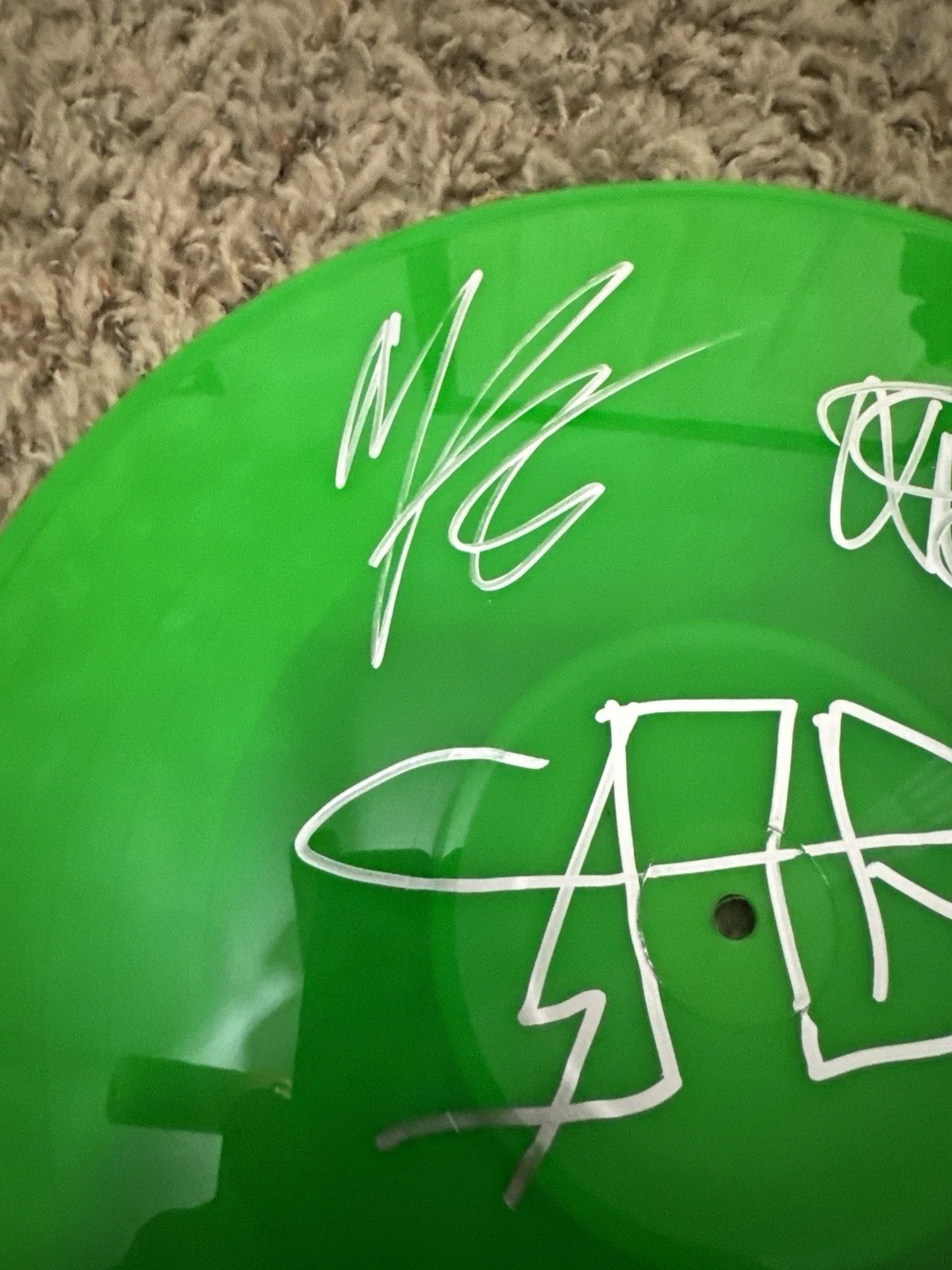All American Rejects signed autographed Sandbox Record PSA/DNA LOA Sketch Tyson, изображение 3