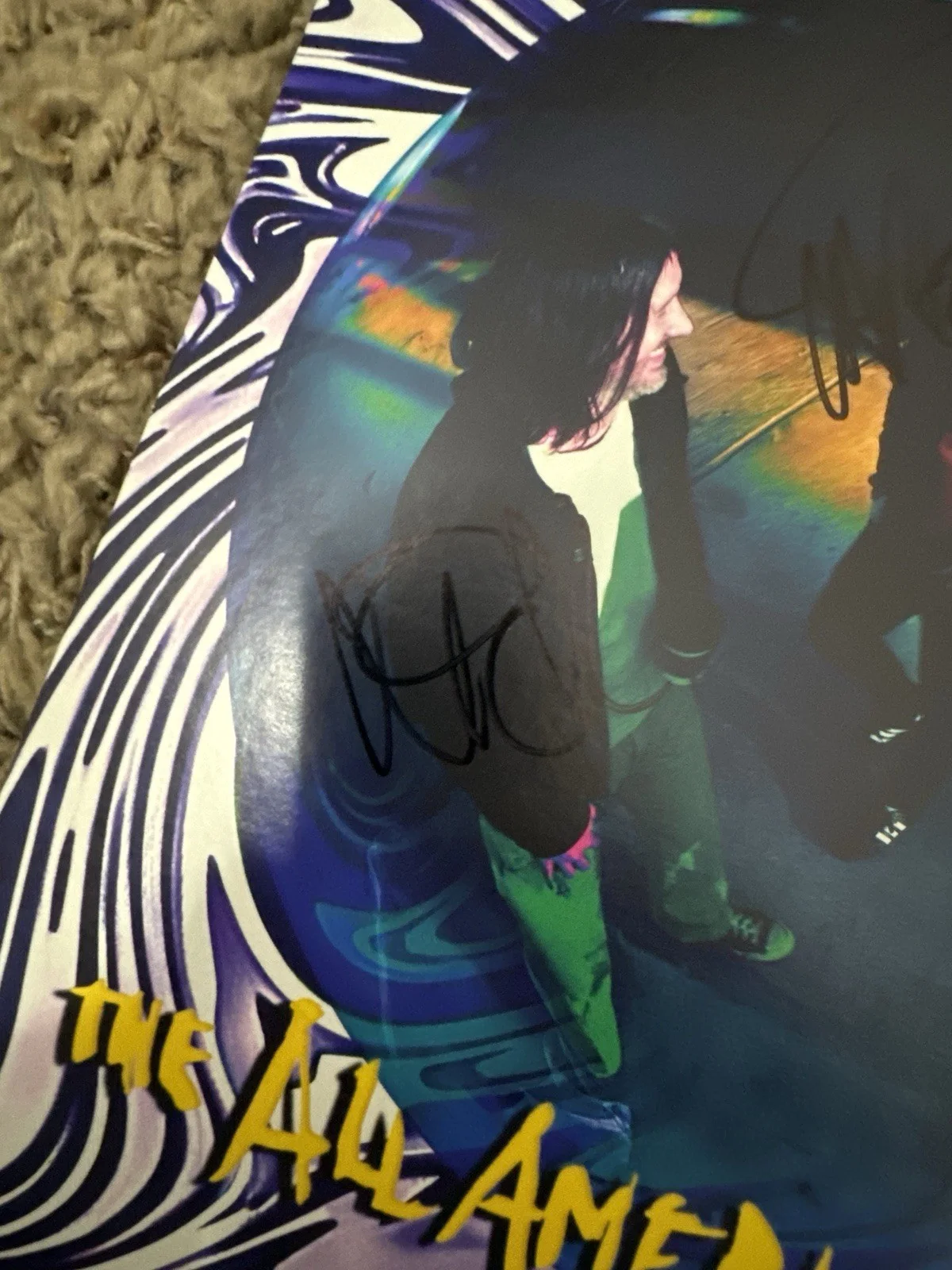 All American Rejects signed autographed Sandbox Vinyl Record LP PSA/DNA LOA Tyso, изображение 4