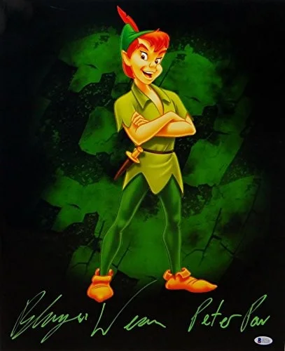 Blayne Weaver Autographed Peter Pan 16x20 Photo- Beckett Authenticated *Green, image 3