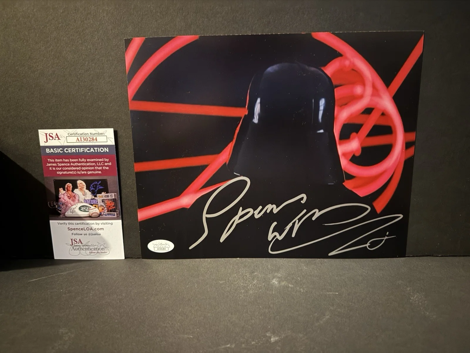 Spencer Wilding — Signed Darth Vader Spencer Wilding 8x10 Photo Rogue One A Star Wars Story 2016￼, image 3