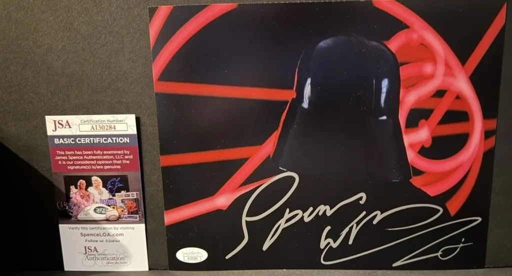 Spencer Wilding — Signed Darth Vader Spencer Wilding 8x10 Photo Rogue One A Star Wars Story 2016￼, image 4