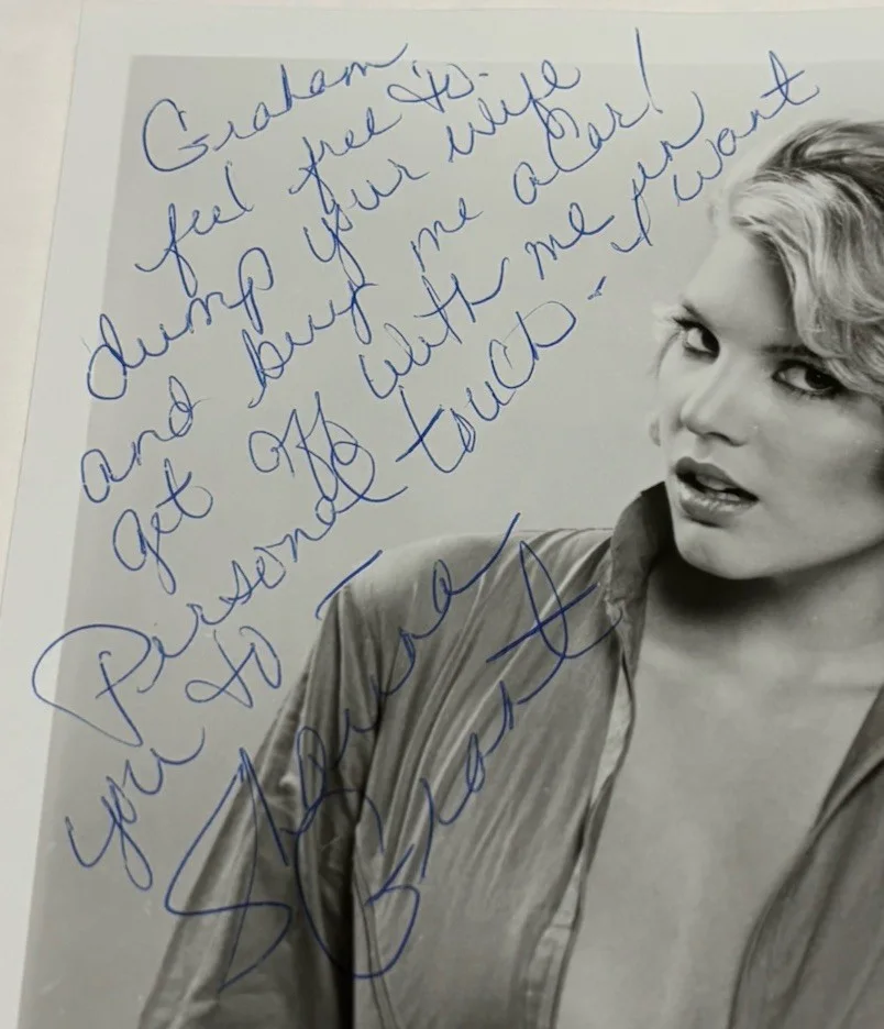Rare 1983 SHAUNA GRANT Signed Publicity Photo, Authentic, image 2