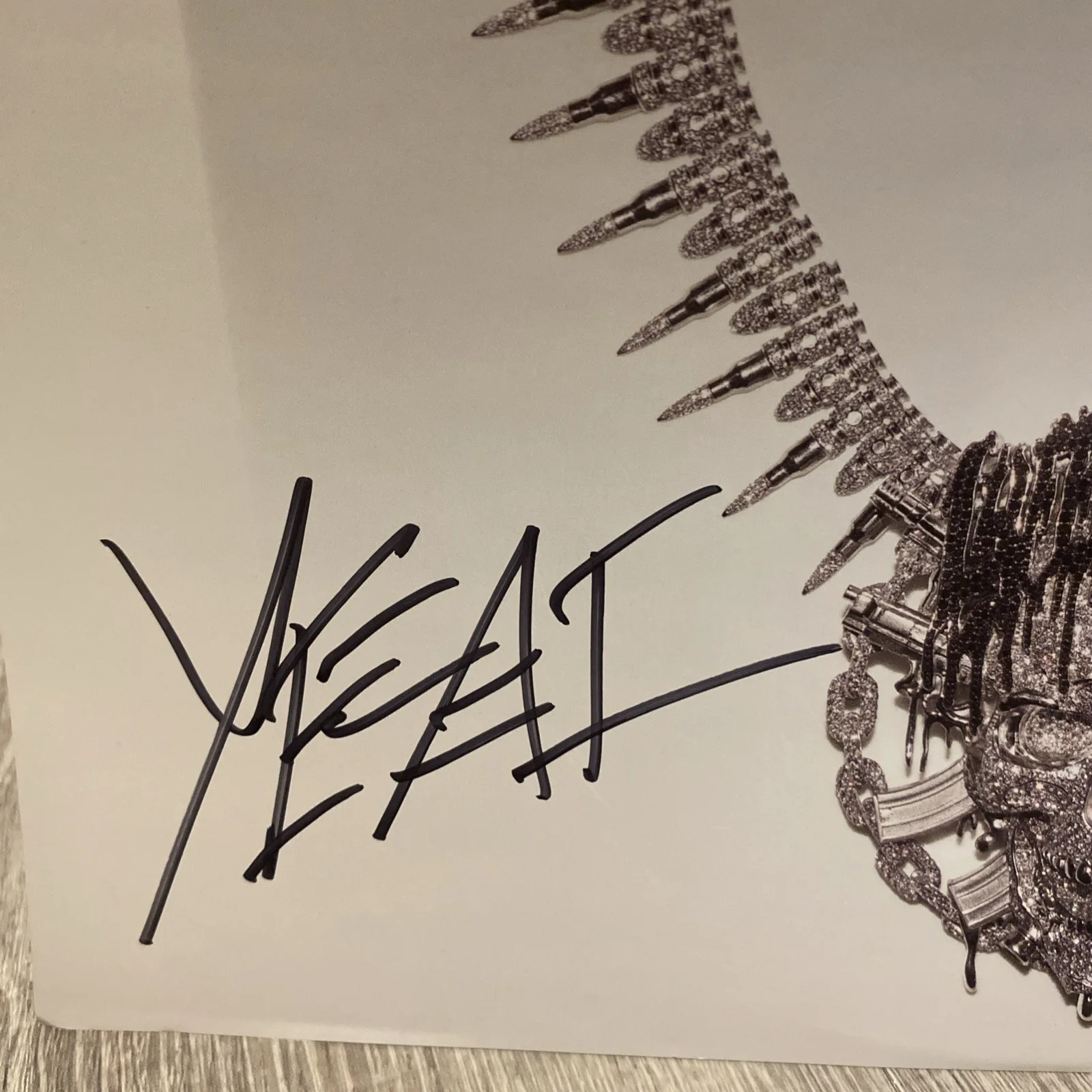 YEAT SIGNED LYFESTYLE SIGNED VINYL INSERT RAPPER LIFESTYLE (no vinyl), изображение 2