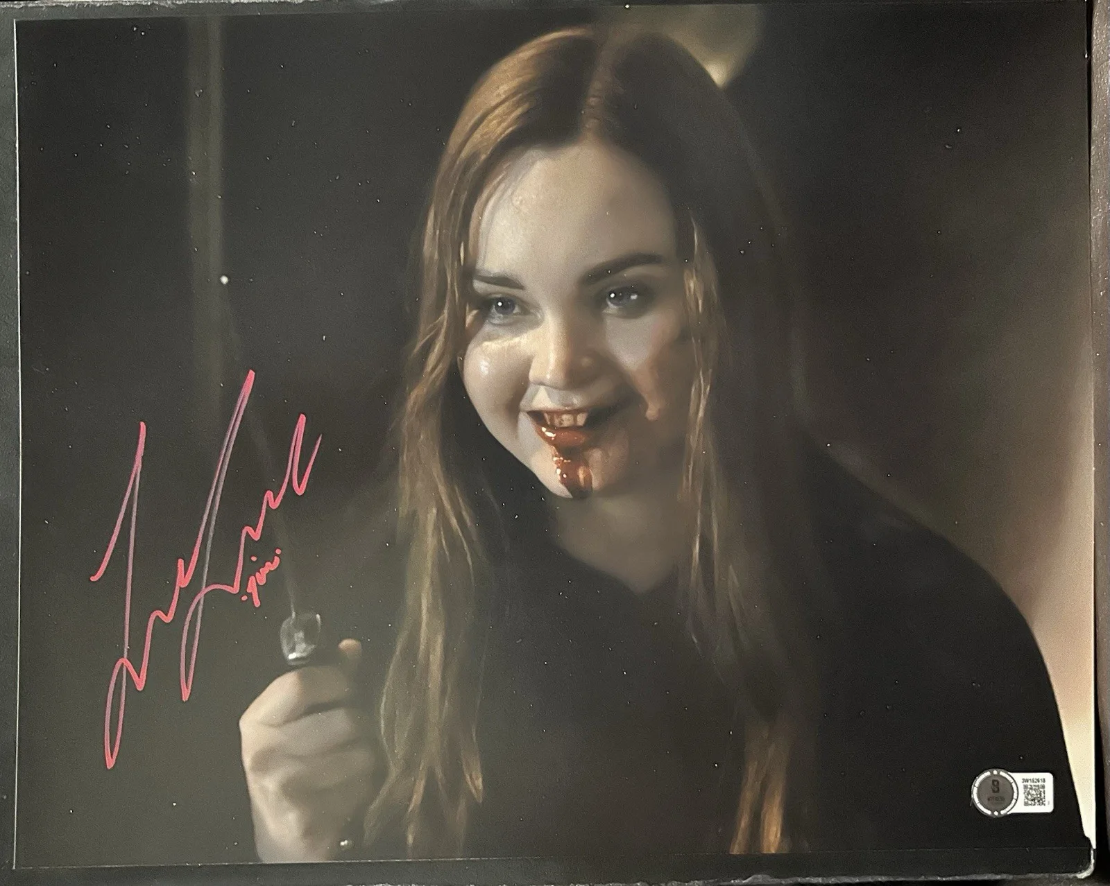 Liana Liberato — Liana Liberato Autographed Scream VI 11x14 Photograph ! BAS W