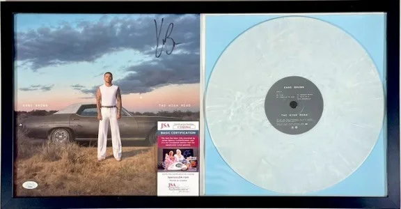 Kane Brown — Kane Brown Signed The High Road Vinyl LP Framed Record Display Autograph JSA COA, image 2