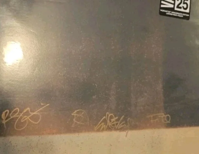Thrice Signed Major/Minor Vinyl Record Lim Ed Clear With Blue Splatter. Gold Ink, изображение 4