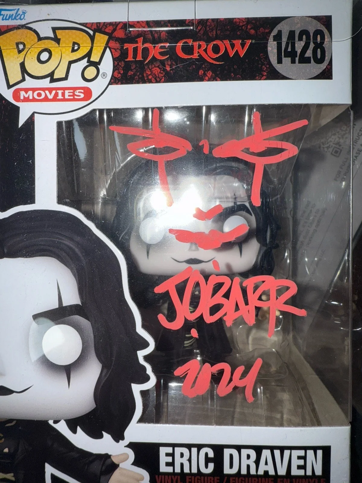 James O’barr — James O’barr Hand Signed Funko The Crow, image 3