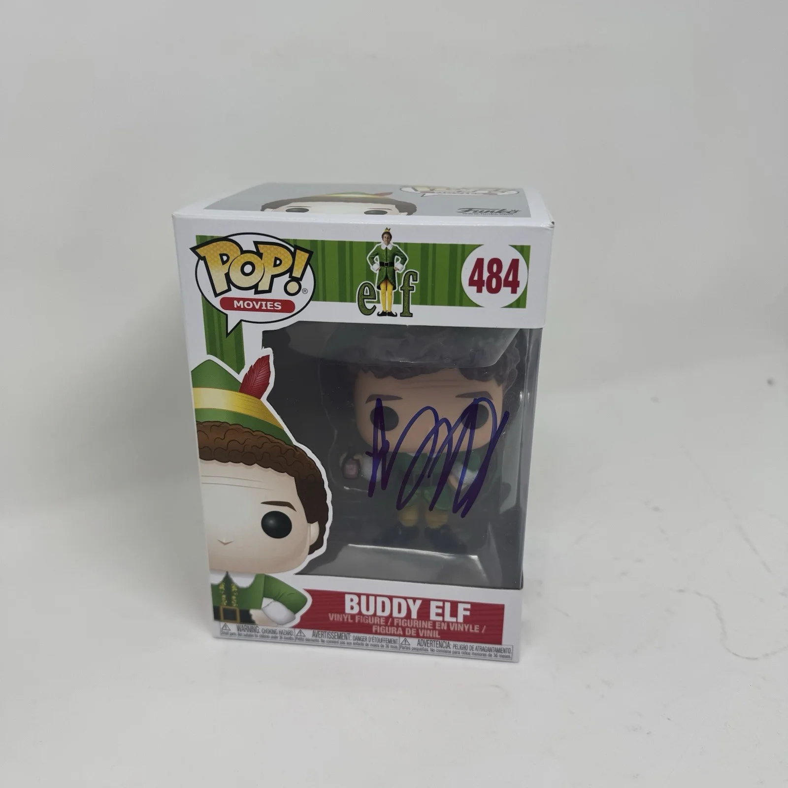 Will Ferrell — Will Ferrell Signed Elf Buddy Elf Funko Pop #484 Autograph Figure ACOA COA, image 3