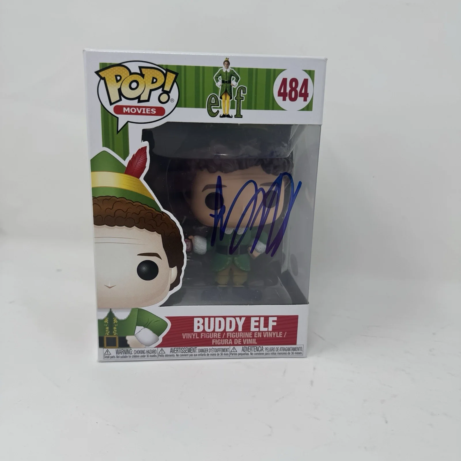 Will Ferrell — Will Ferrell Signed Elf Buddy Elf Funko Pop #484 Autograph Figure ACOA COA, image 4