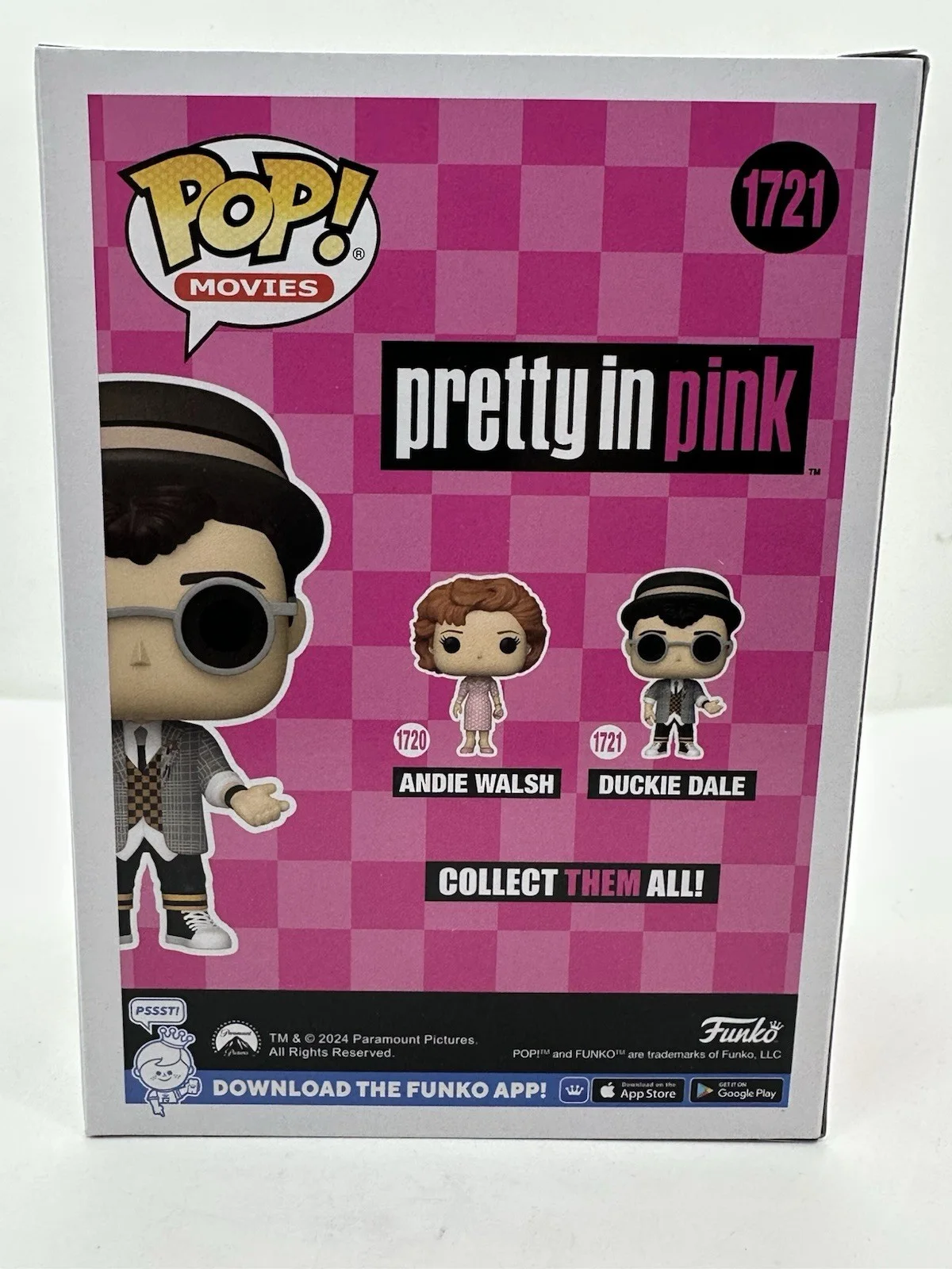 Jon Cryer — Jon Cryer Funko Pop Autographed Movies 1721 Pretty In Pink Duckie Dale ! BAS, изображение 3