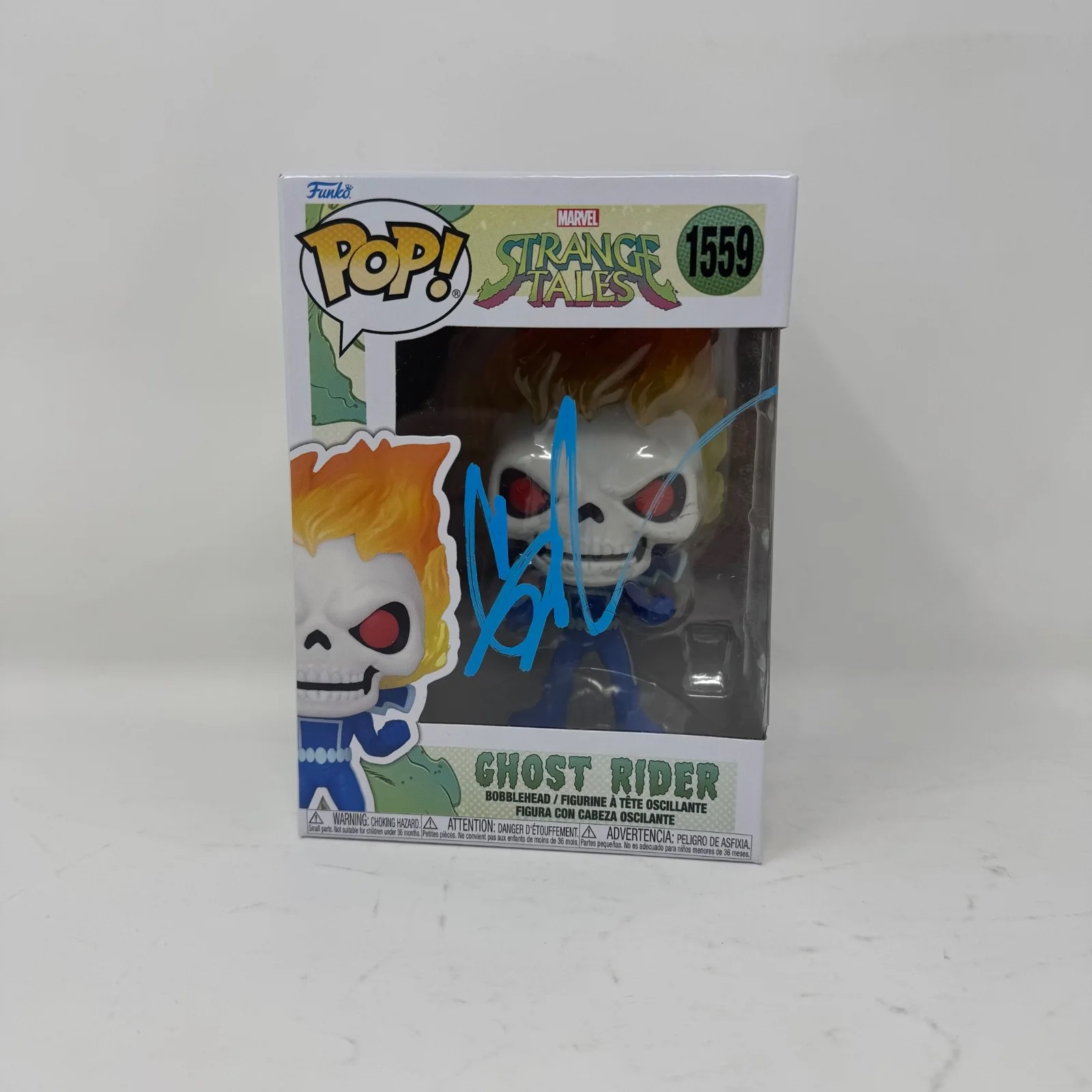 Gabriel Luna — Gabriel Luna Signed Ghost Rider Funko Pop Marvel Agents Of Shield Beckett COA, изображение 3