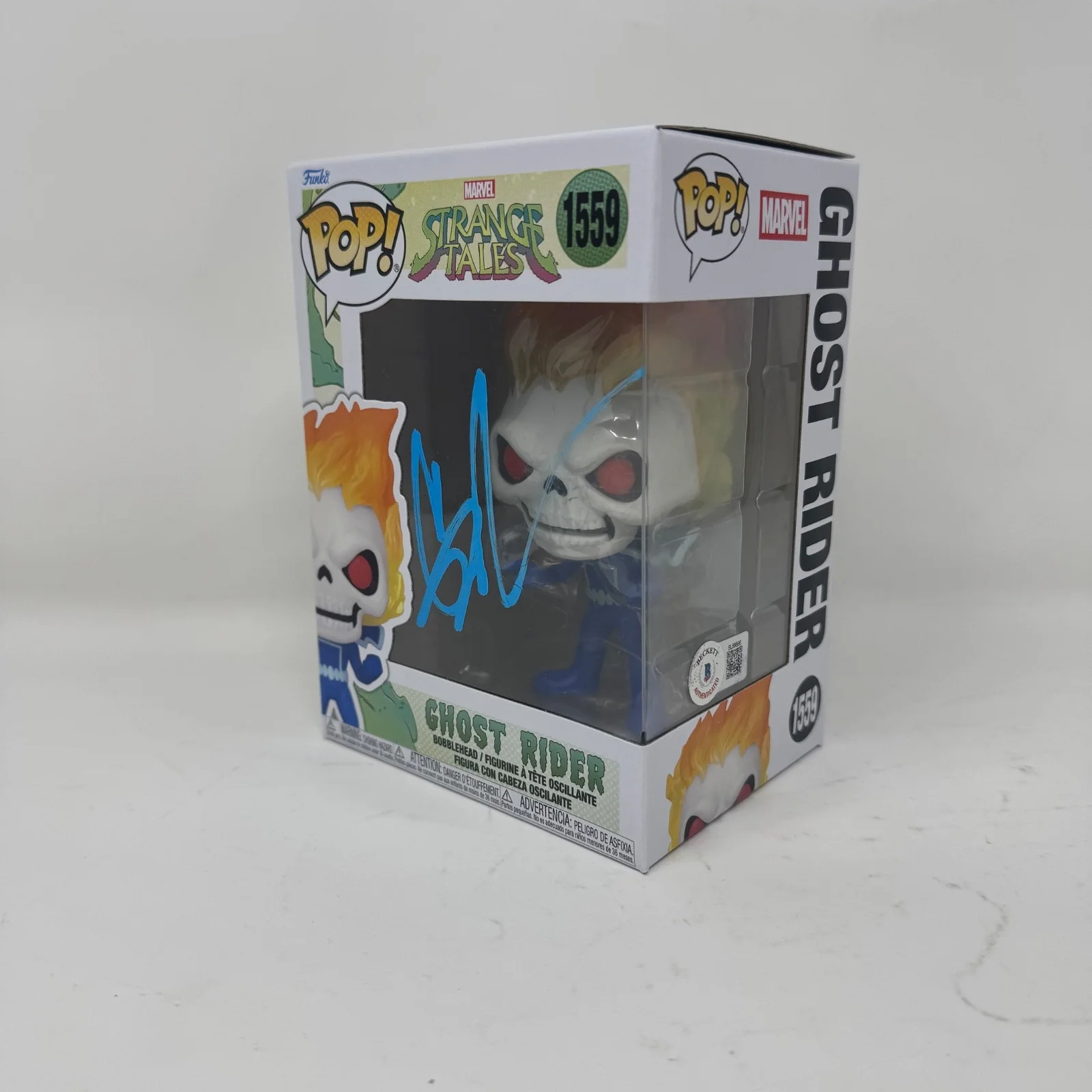 Gabriel Luna — Gabriel Luna Signed Ghost Rider Funko Pop Marvel Agents Of Shield Beckett COA, изображение 5
