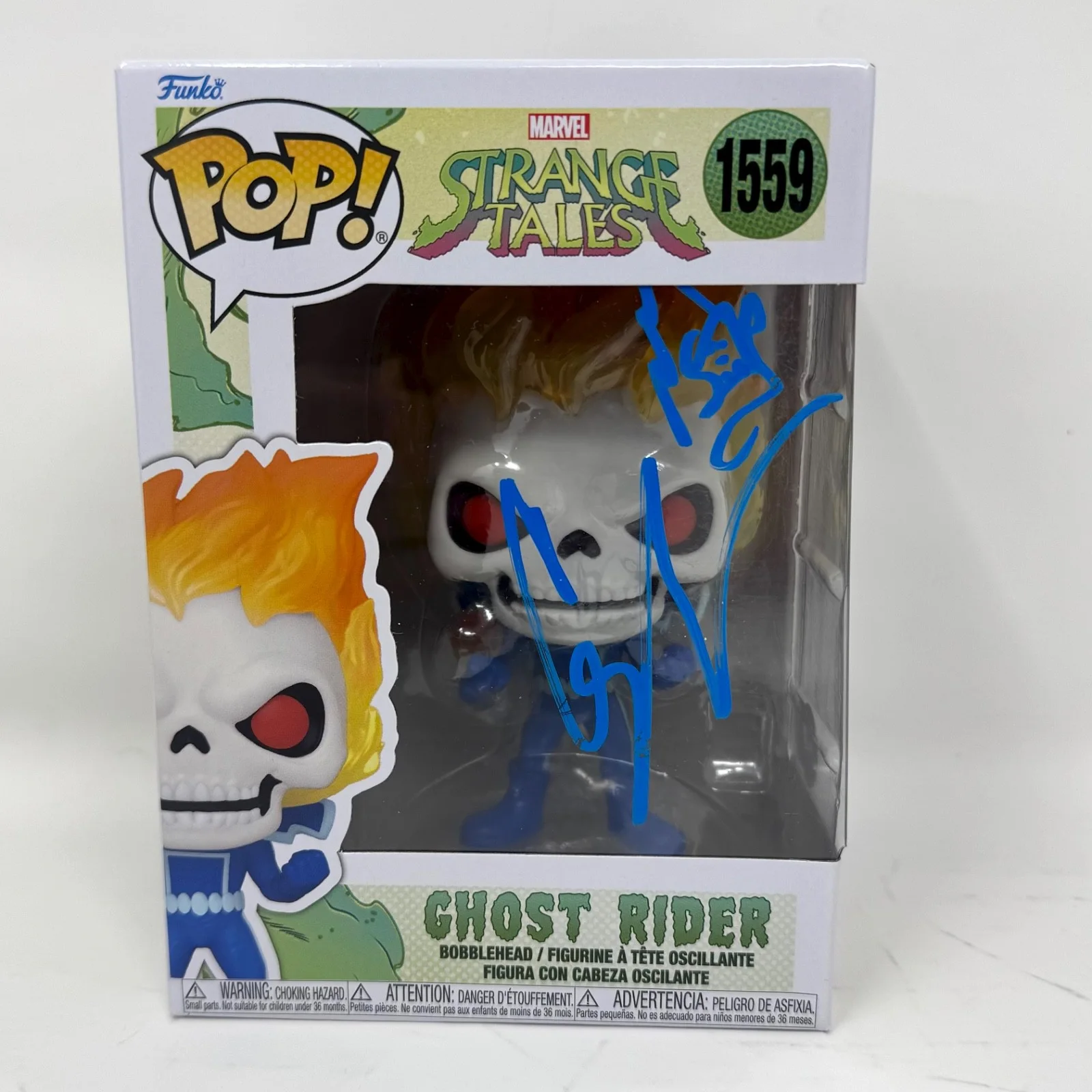 Gabriel Luna — Gabriel Luna Signed Ghost Rider Funko Pop Marvel Agents Of Shield Beckett COA, изображение 2