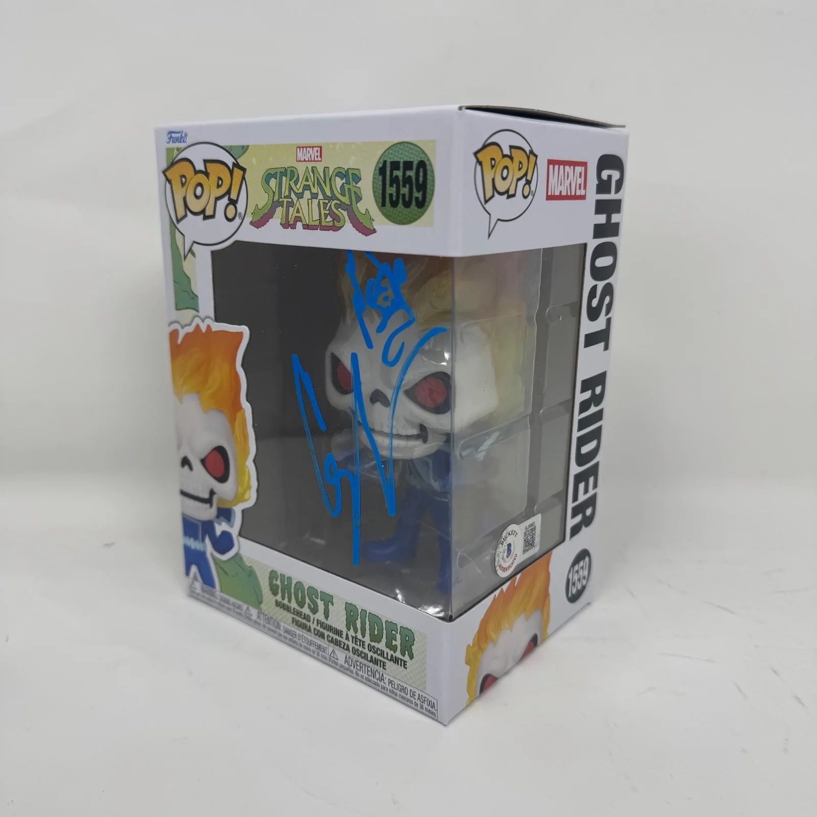 Gabriel Luna — Gabriel Luna Signed Ghost Rider Funko Pop Marvel Agents Of Shield Beckett COA, изображение 4