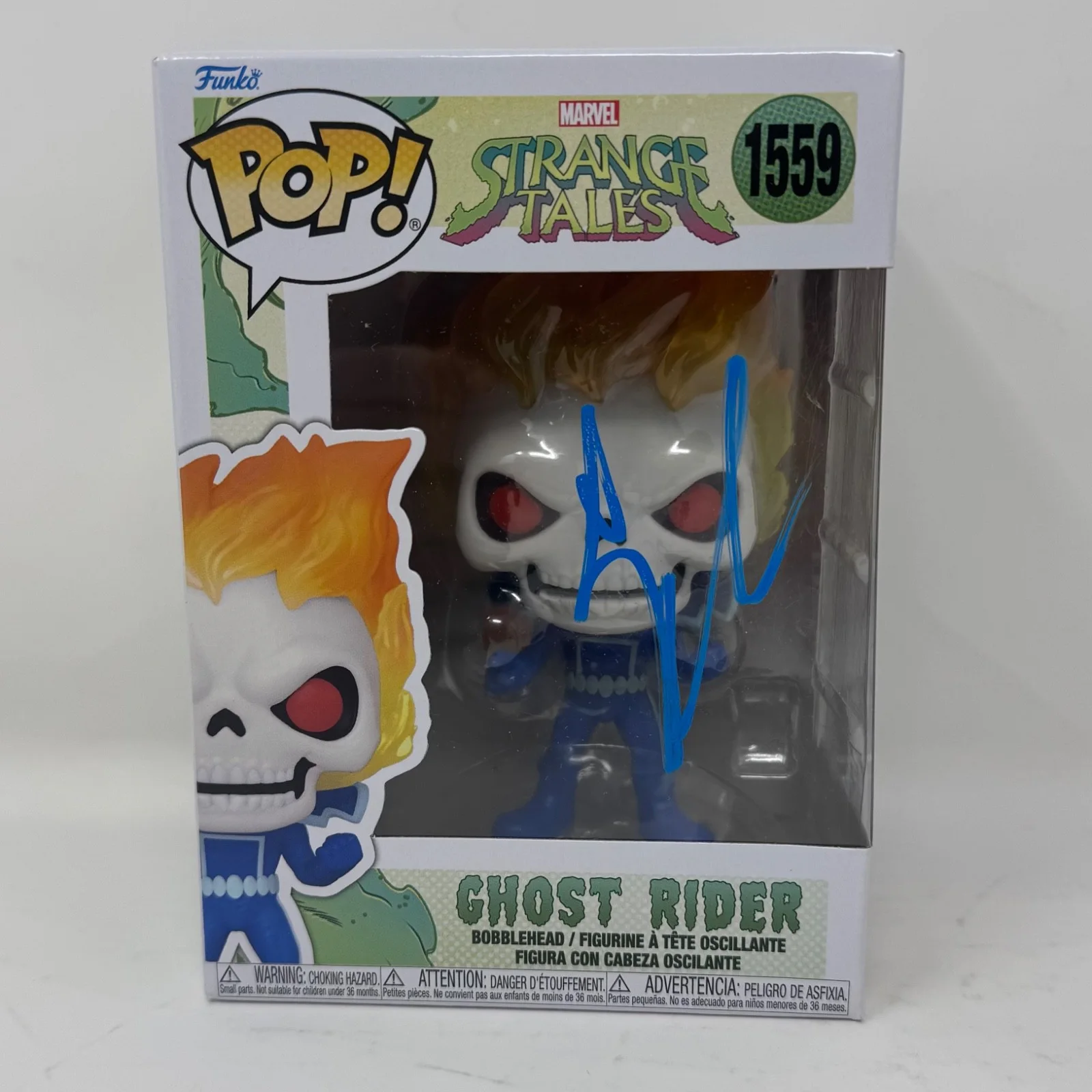 Gabriel Luna — Gabriel Luna Signed Ghost Rider Funko Pop Marvel Agents Of Shield Beckett COA, изображение 4