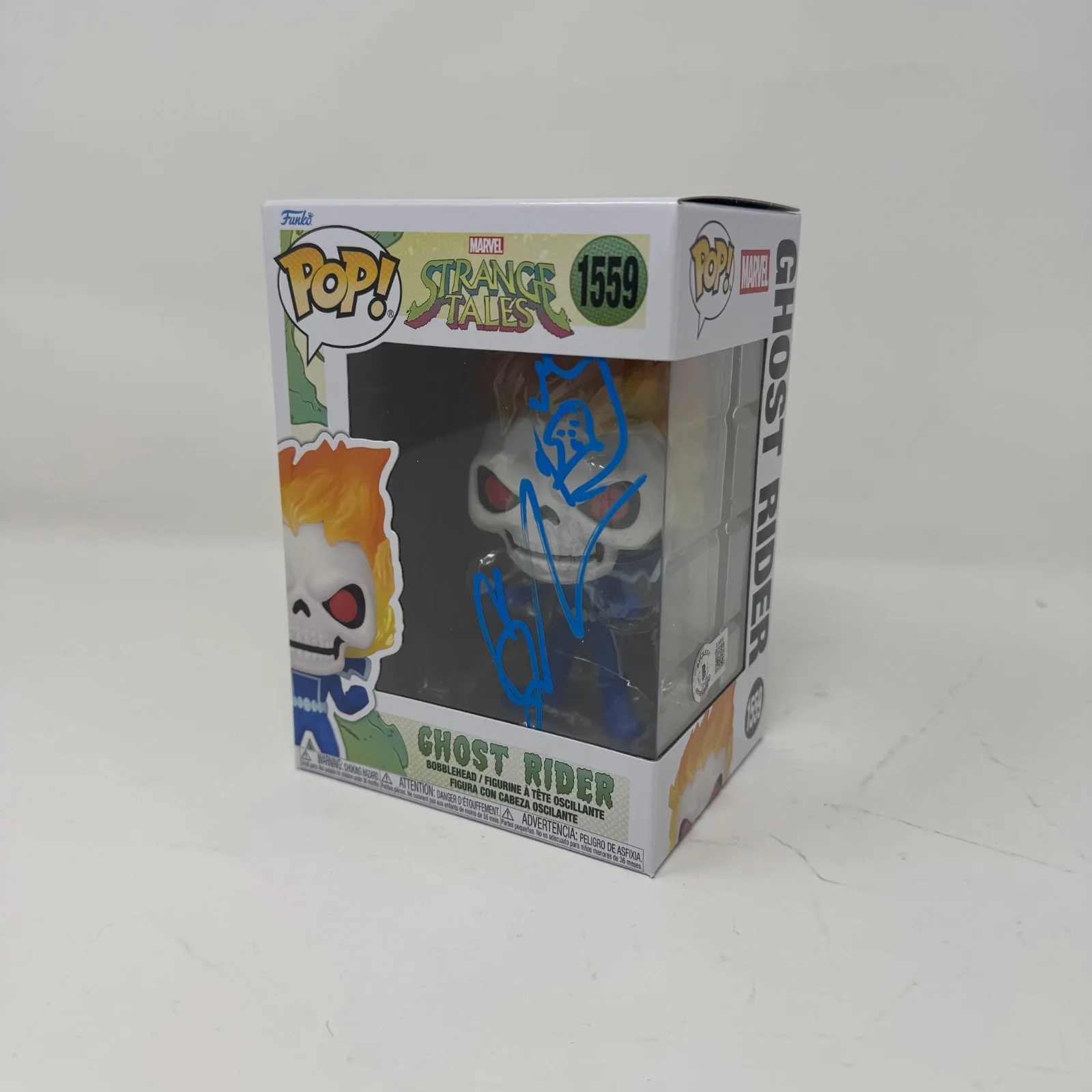 Gabriel Luna — Gabriel Luna Signed Ghost Rider Funko Pop Marvel Agents Of Shield Beckett COA, изображение 2