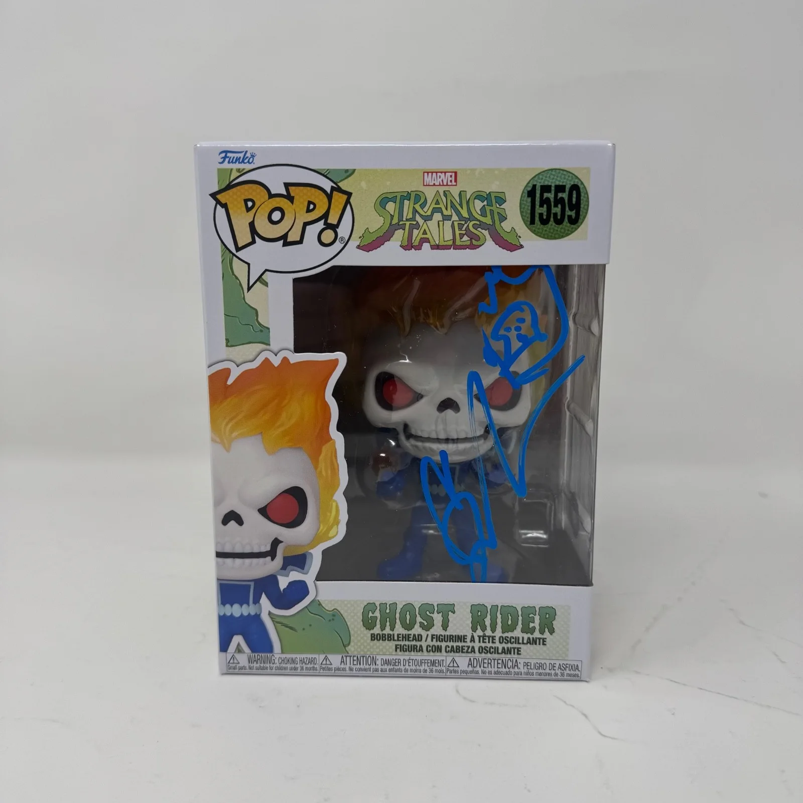 Gabriel Luna — Gabriel Luna Signed Ghost Rider Funko Pop Marvel Agents Of Shield Beckett COA, изображение 3