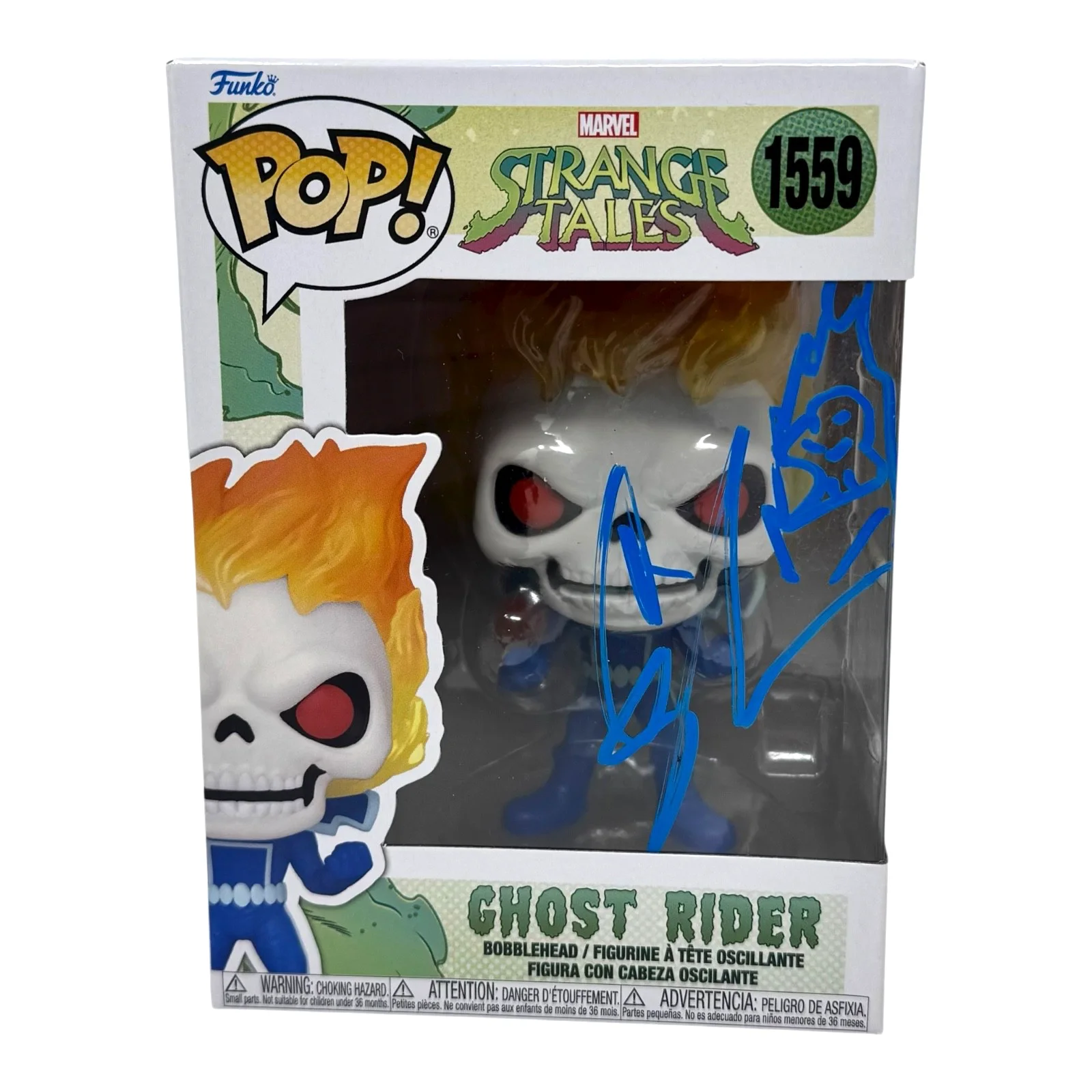 Gabriel Luna — Gabriel Luna Signed Ghost Rider Funko Pop Marvel Agents Of Shield Beckett COA, изображение 2