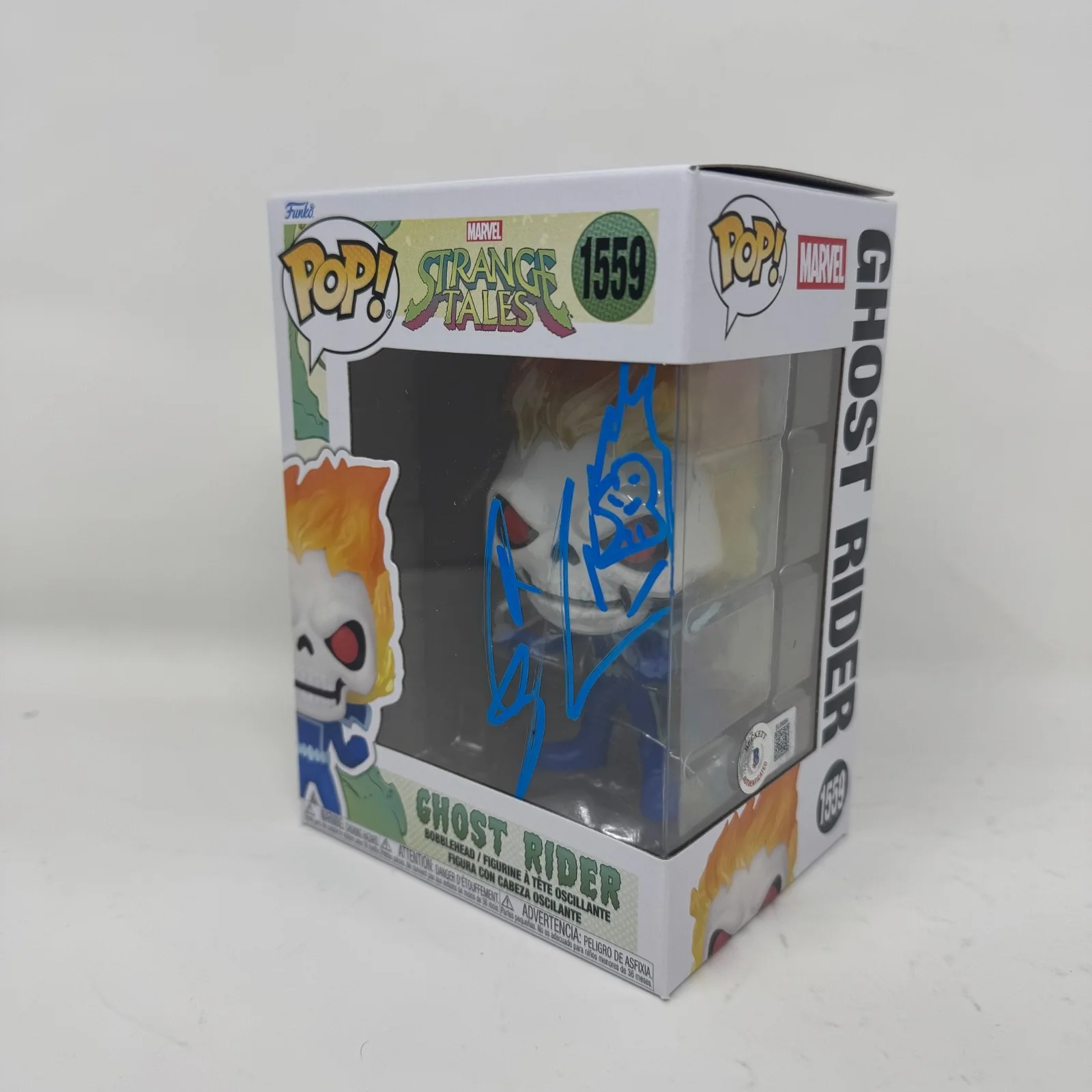 Gabriel Luna — Gabriel Luna Signed Ghost Rider Funko Pop Marvel Agents Of Shield Beckett COA, изображение 5