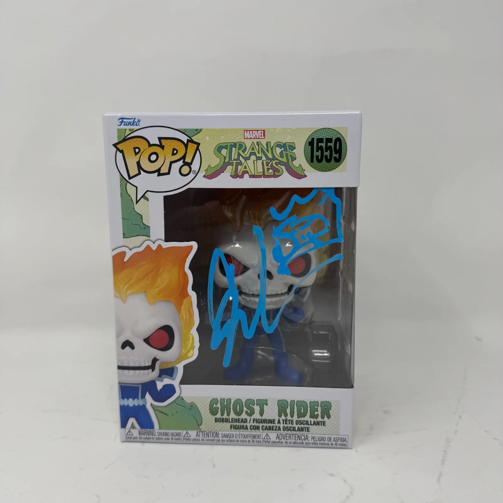 Gabriel Luna — Gabriel Luna Signed Ghost Rider Funko Pop Marvel Agents Of Shield Beckett COA, image 2