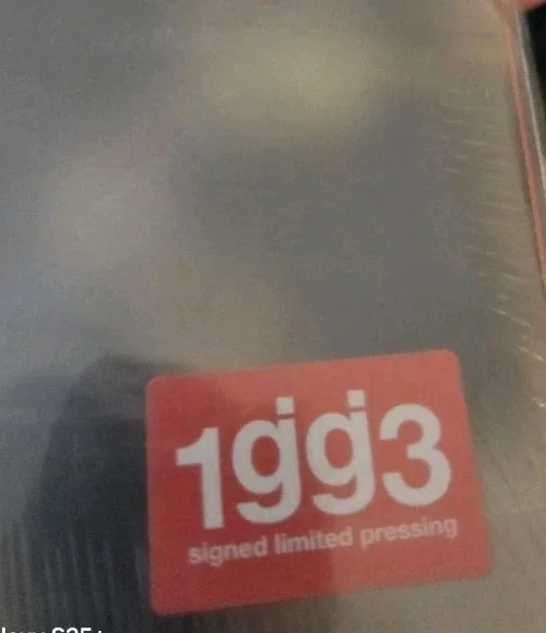 GLASSJAW SIGNED Material Control Limited #1801/1993 Vinyl Record Daryl Palumbo, изображение 3