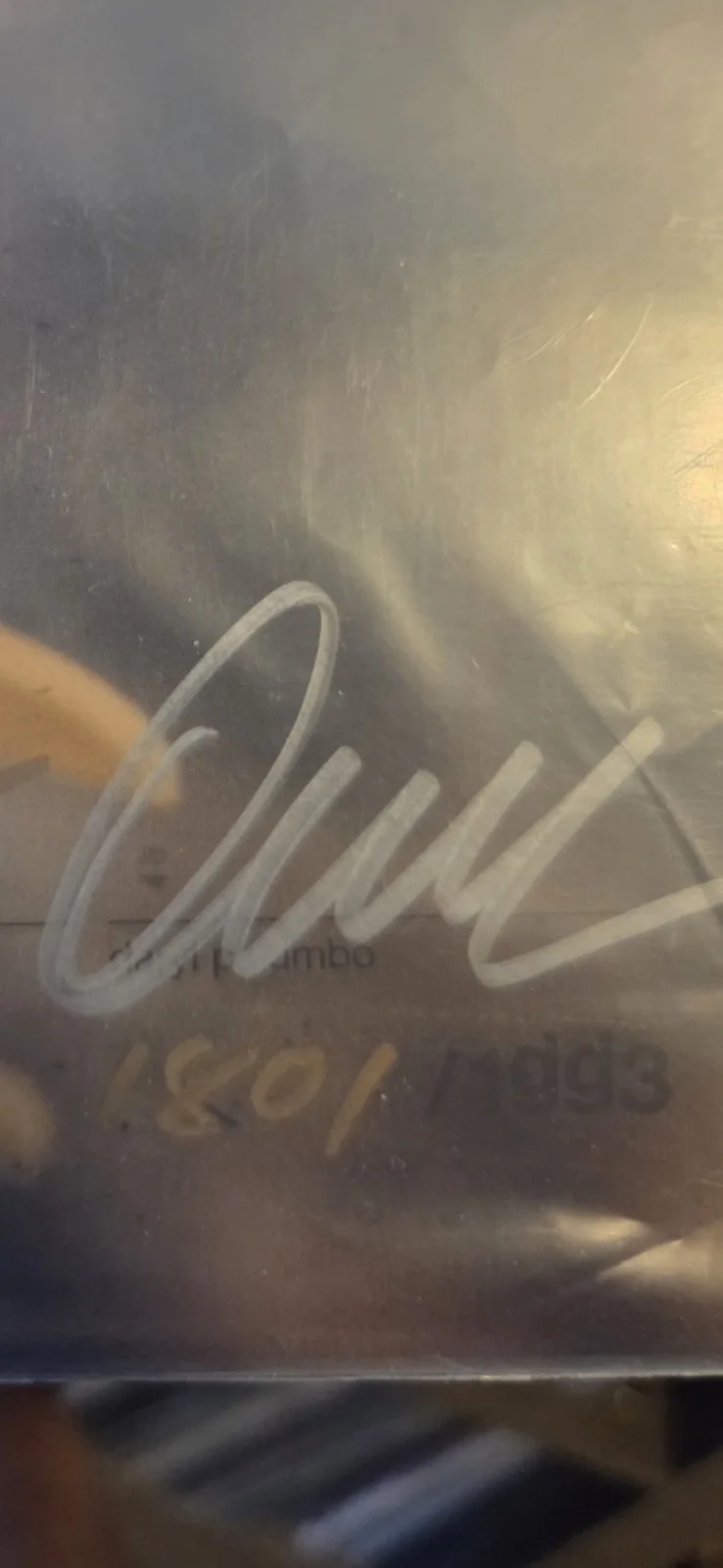 GLASSJAW SIGNED Material Control Limited #1801/1993 Vinyl Record Daryl Palumbo, изображение 4