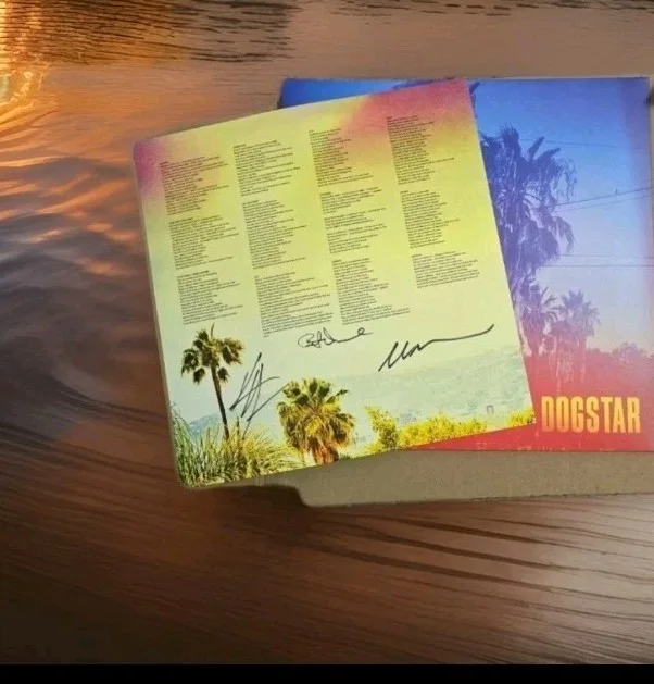 Keanu Reeves Signed Dogstar Band Vinyl Record Sleeve Back Plus Other 2 Members, изображение 3