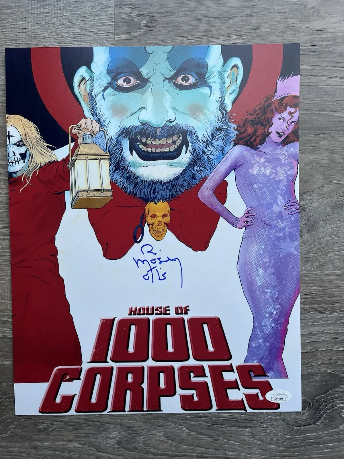 Bill Moseley — Bill Moseley Signed House of 1000 Corpses 11x14 Photo JSA COA Otis Horror Auto, изображение 2