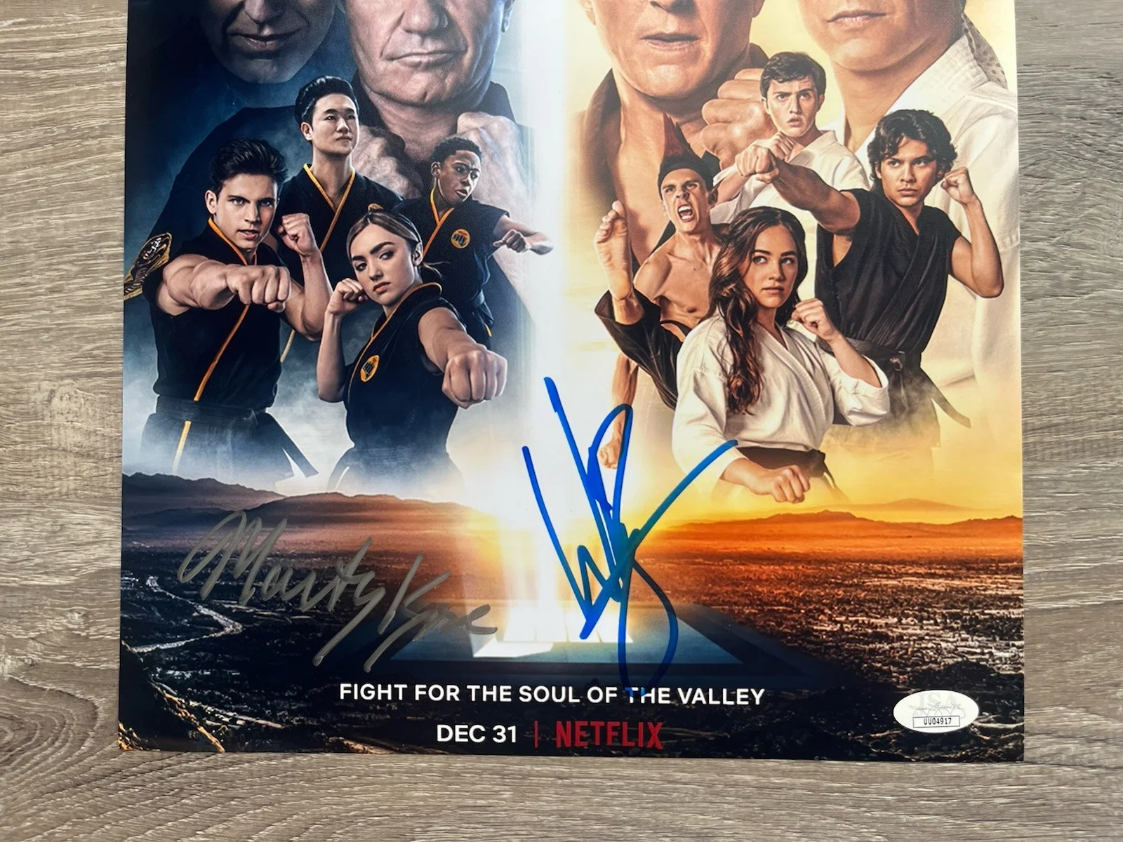 William Zabka Martin Kove Dual Signed Cobra Kai 11x14 Photo JSA COA Karate Kid, изображение 3
