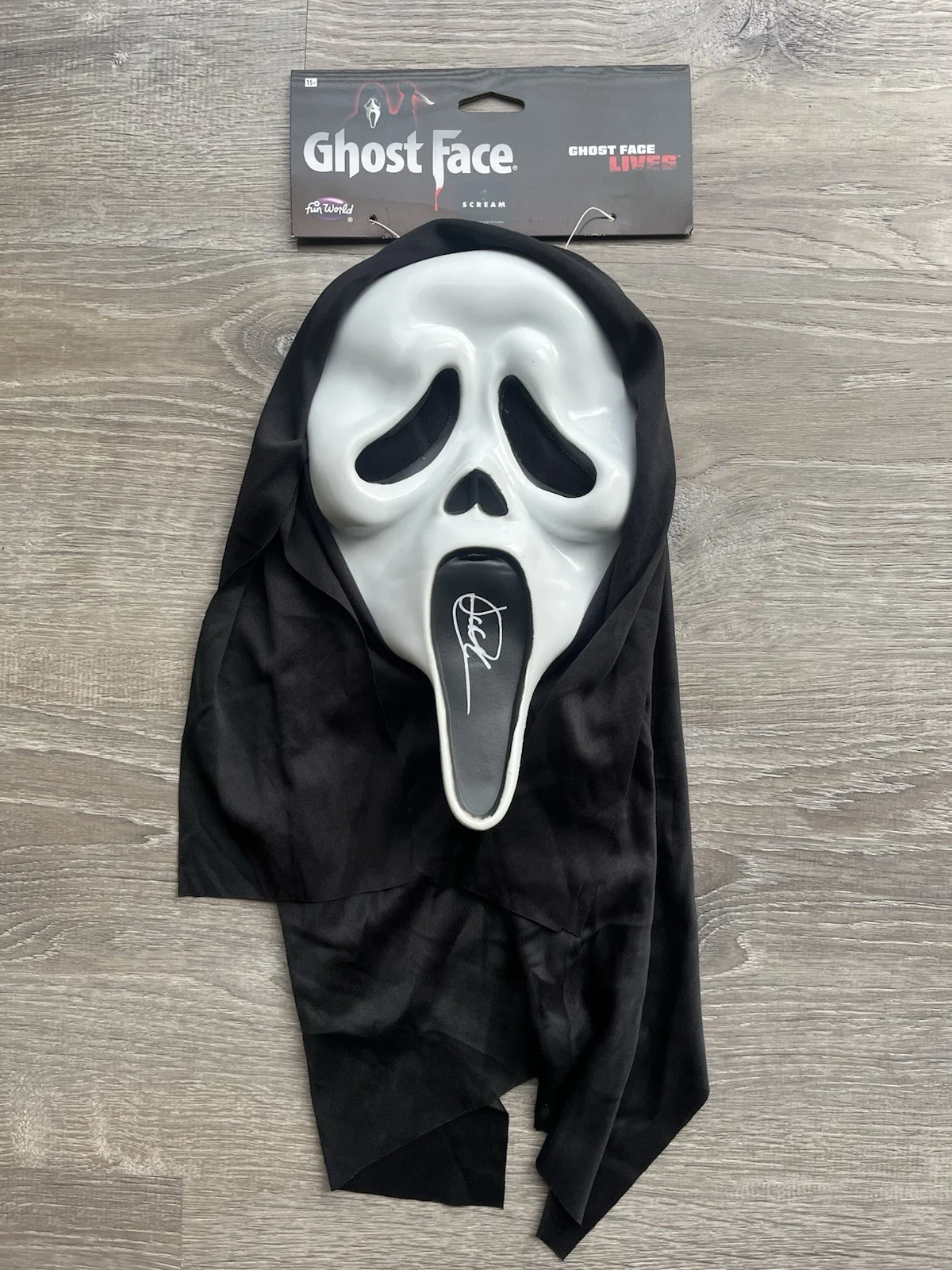 Jack Quaid — Jack Quaid Signed Ghostface Mask Beckett COA Scream Fun World Richie Kirsch, изображение 2