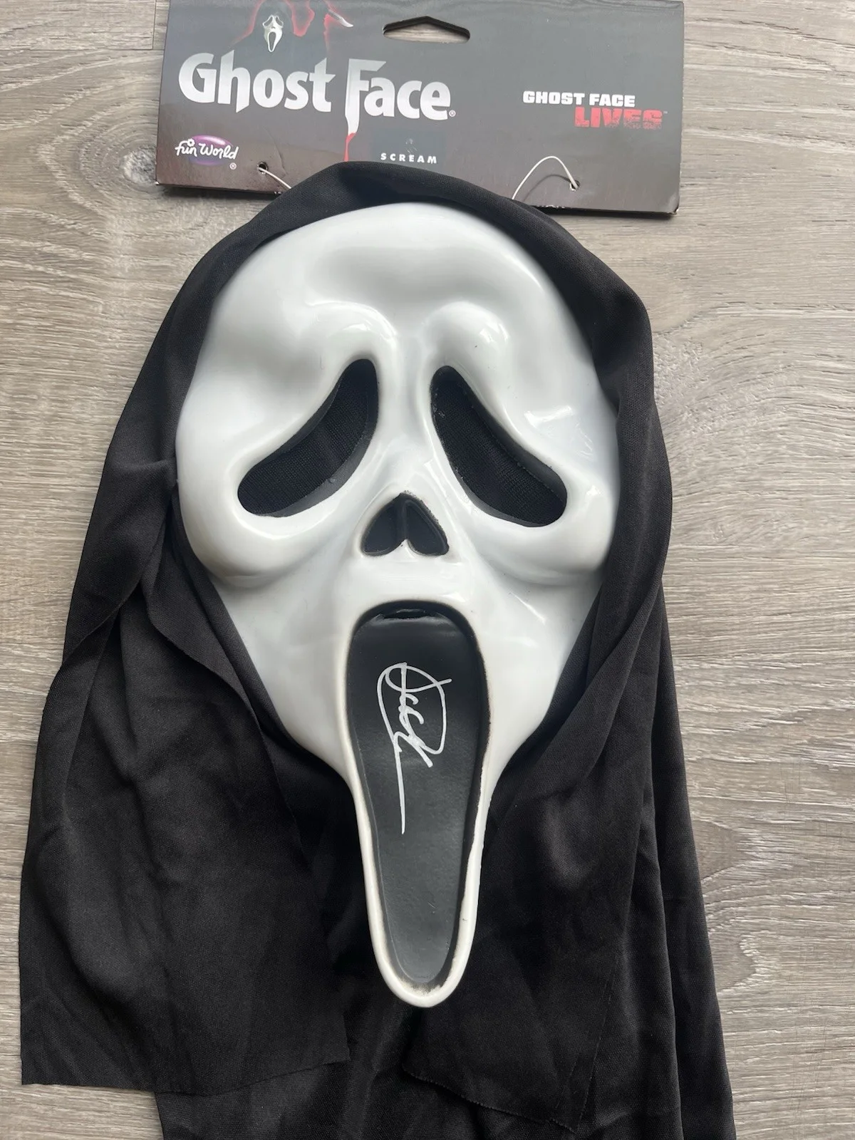 Jack Quaid — Jack Quaid Signed Ghostface Mask Beckett COA Scream Fun World Richie Kirsch, изображение 3
